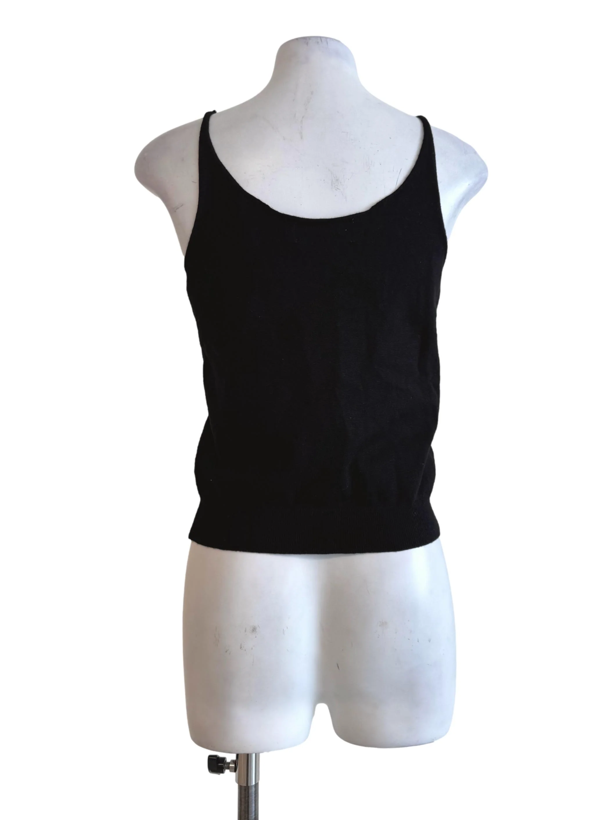 Pitch Black V Neck Camisole TTR - Image 2