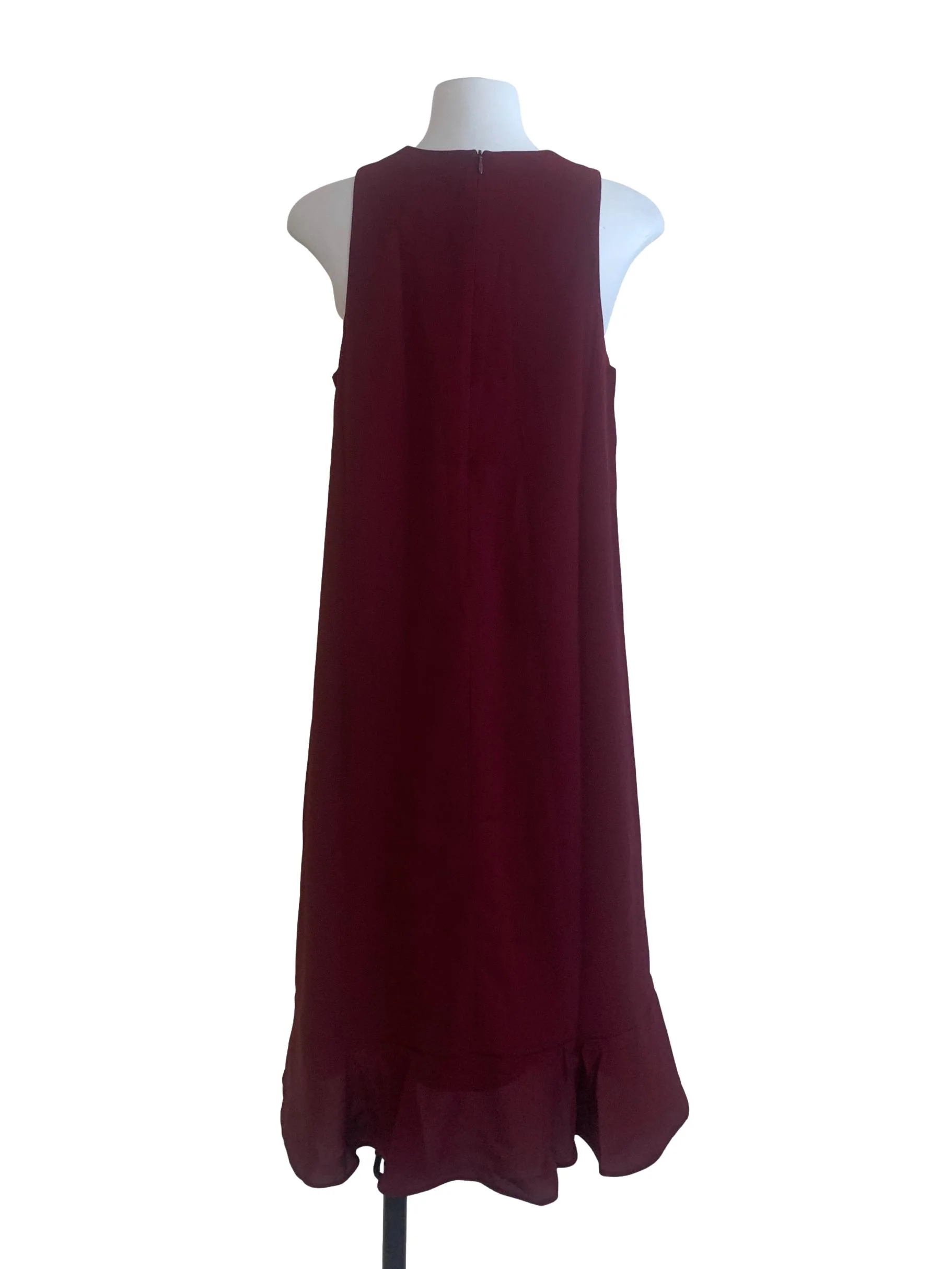 Plum Purple Round Neck Dress - Image 2