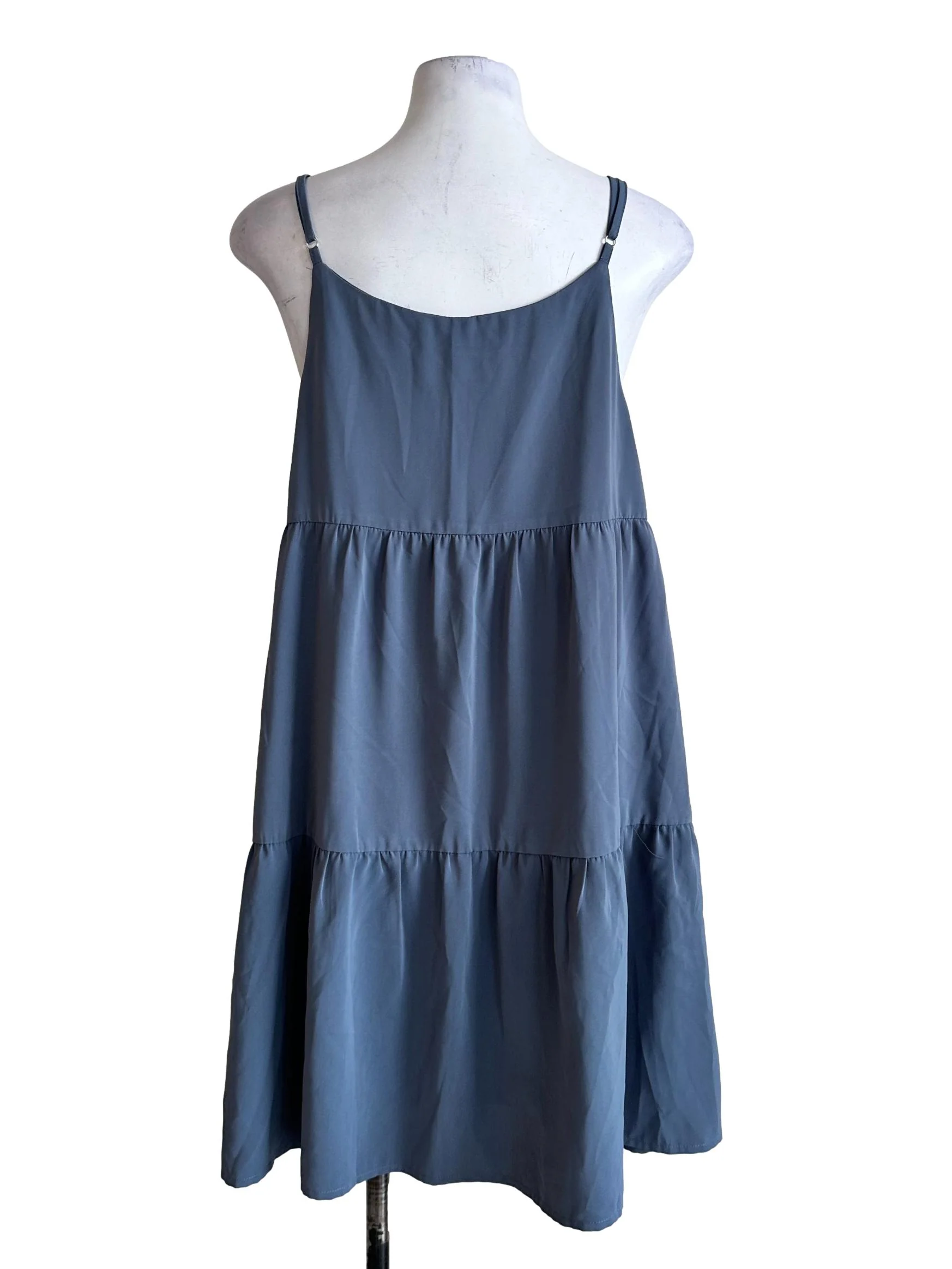 Powder Blue Sleeveless Dress - Image 2