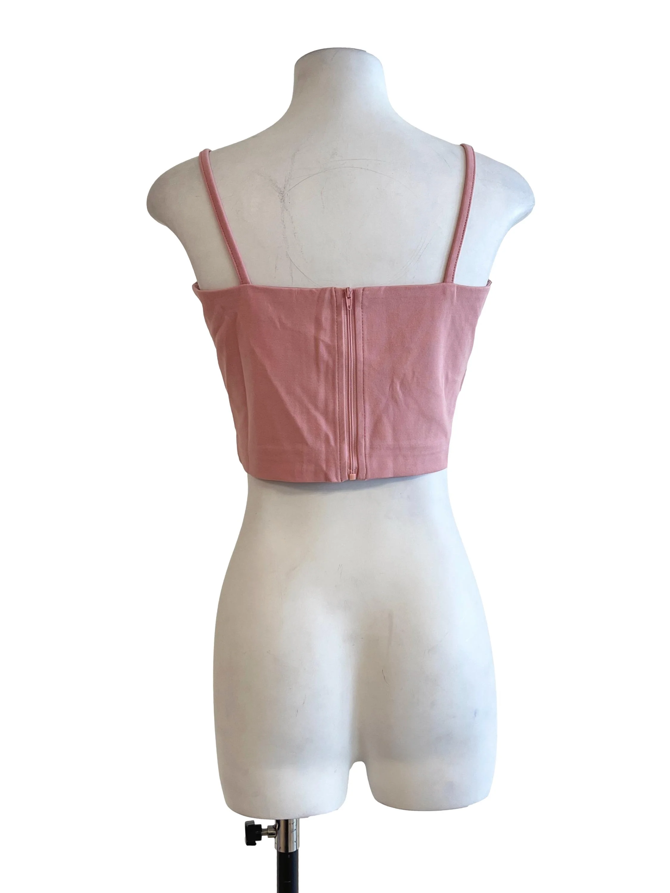 Punch Pink Square Sleeveless Top - Image 2