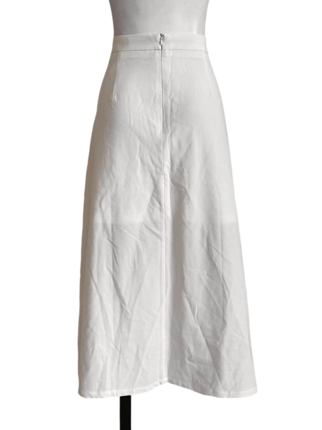 Pure White A-Line Skirt TCL - Image 2