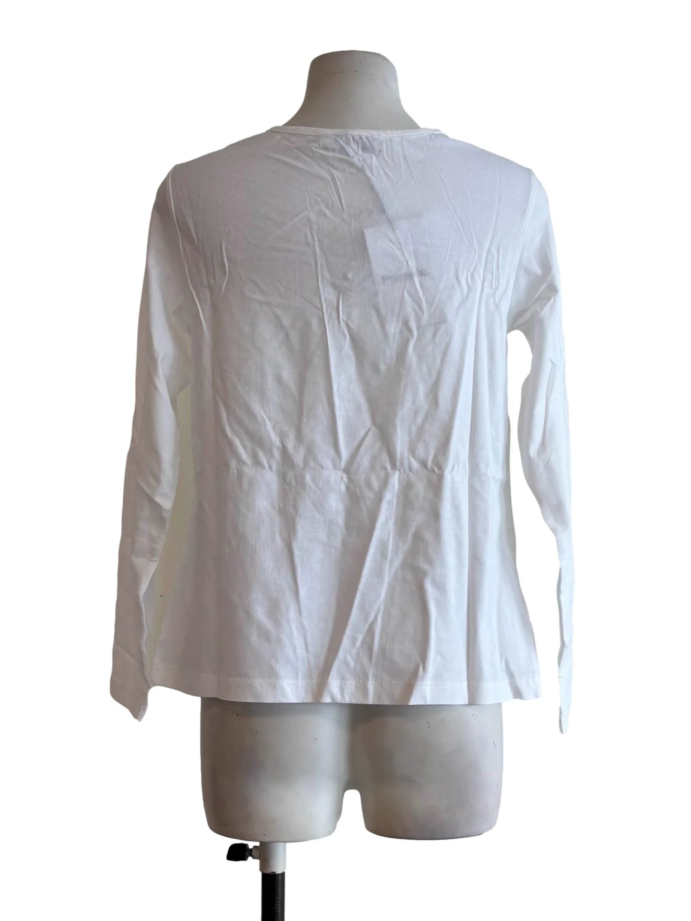 Pure White Longsleeve Top - Image 2