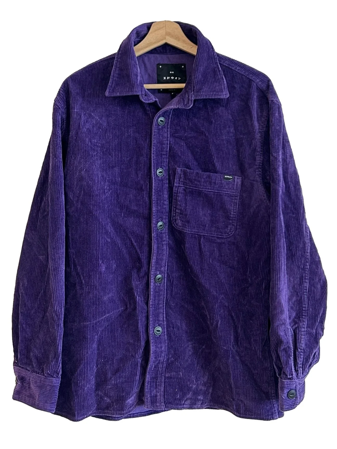 Purple Corduroy Shirt