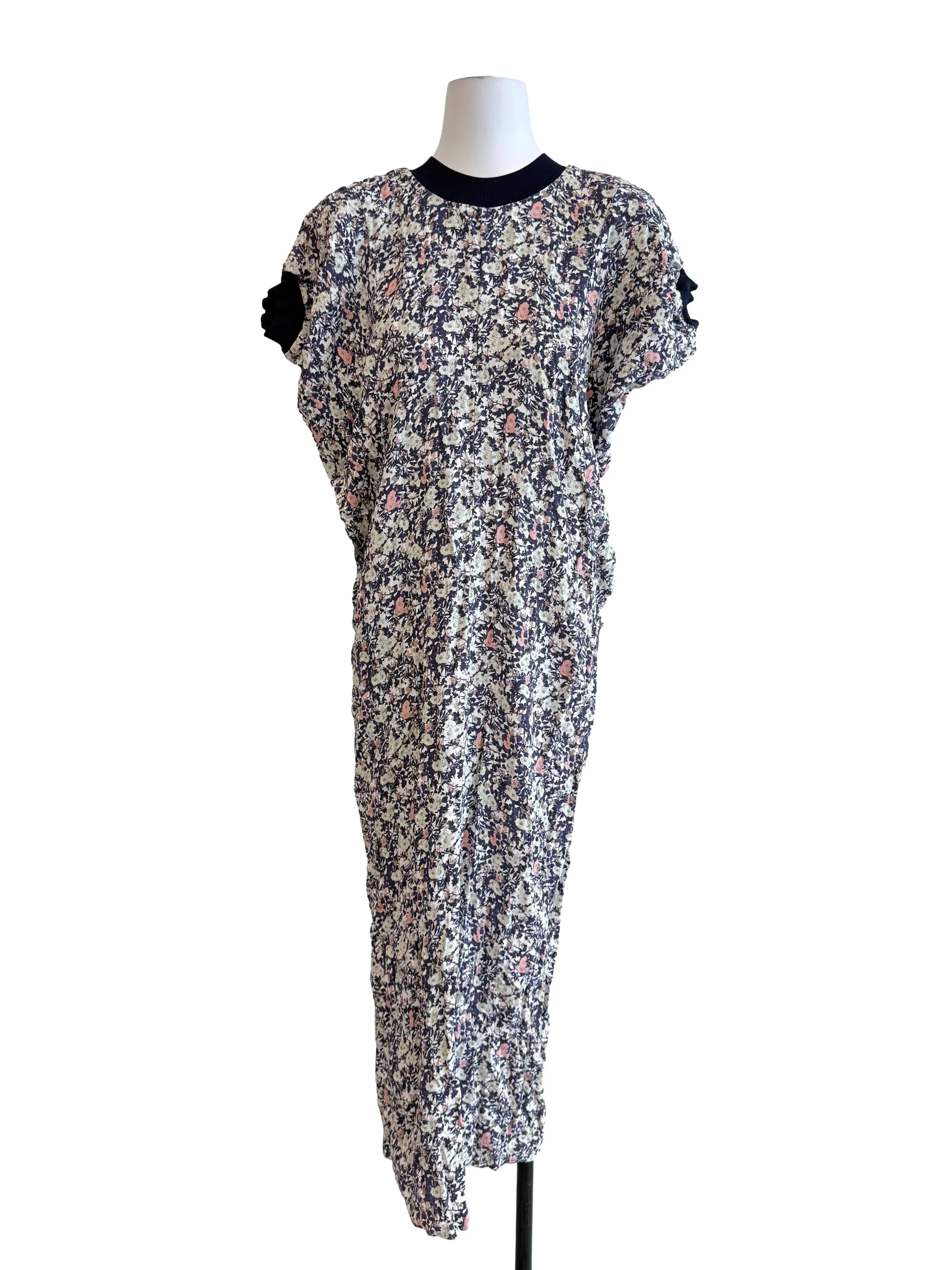 Purple Floral Slip Dress