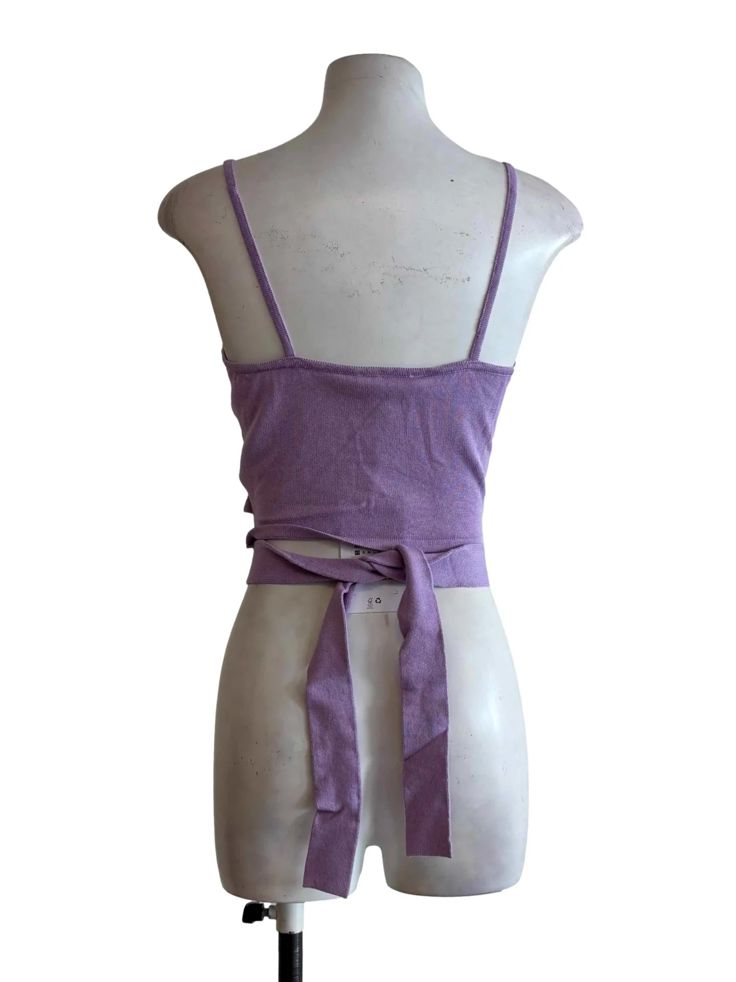 Purple Flower Embroidered Camisole Top - Image 2