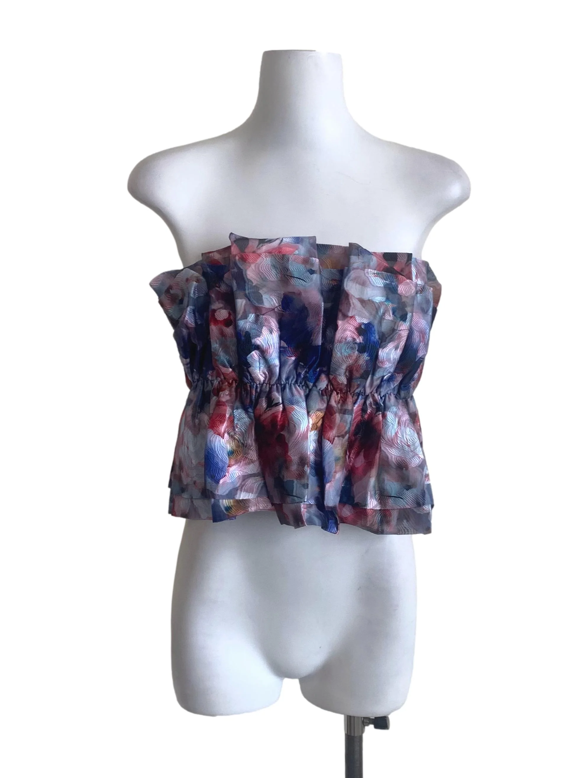 Purple Multicolour Pattern Top