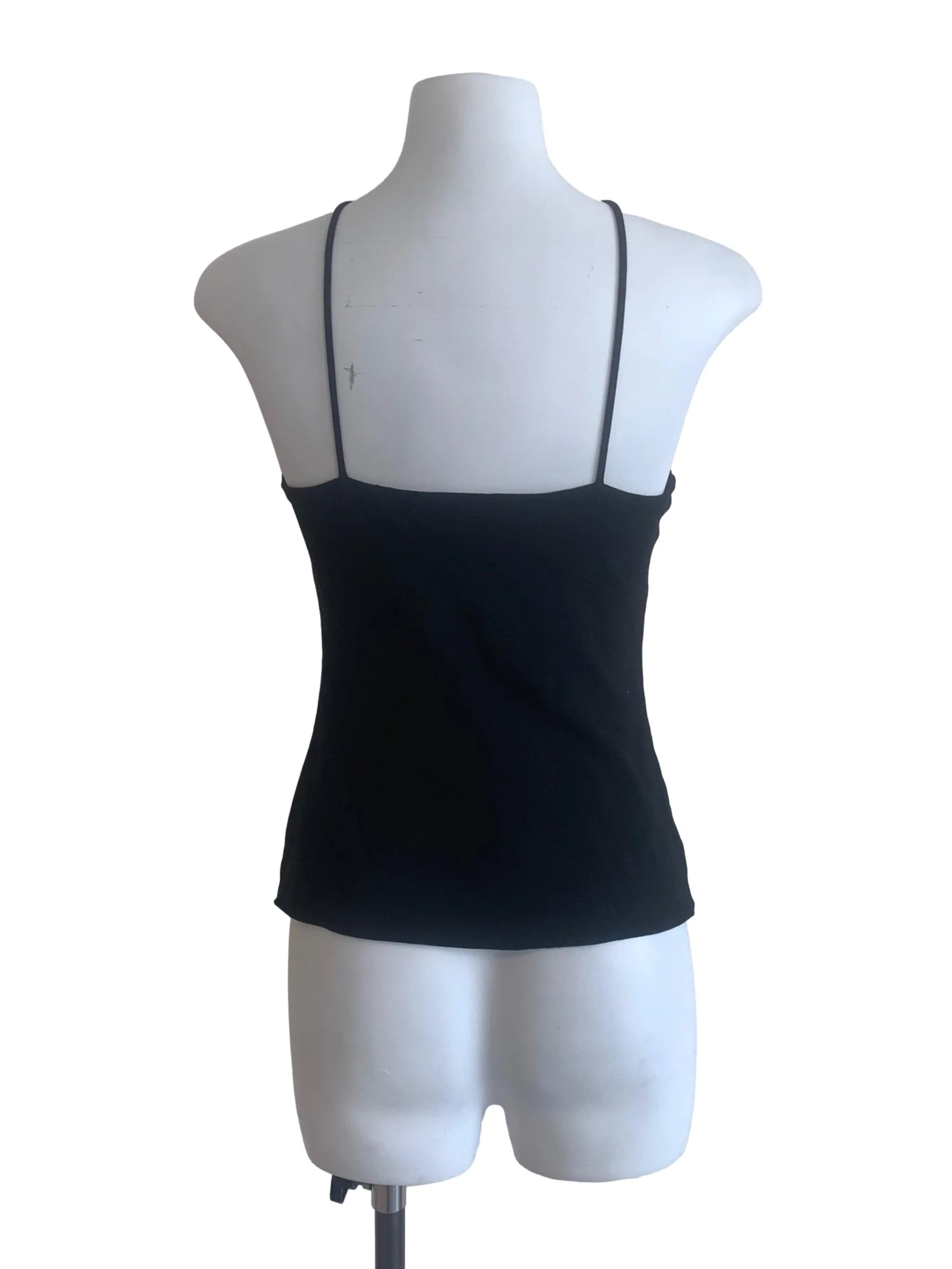 Raven Black Halter Neck Top - Image 2