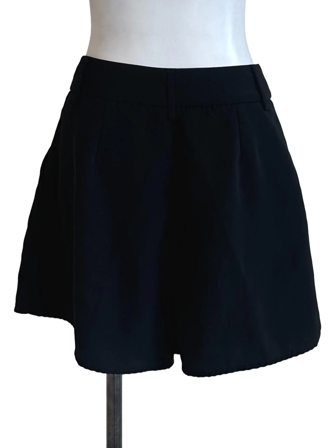 Raven Black High Waist Shorts - Image 2