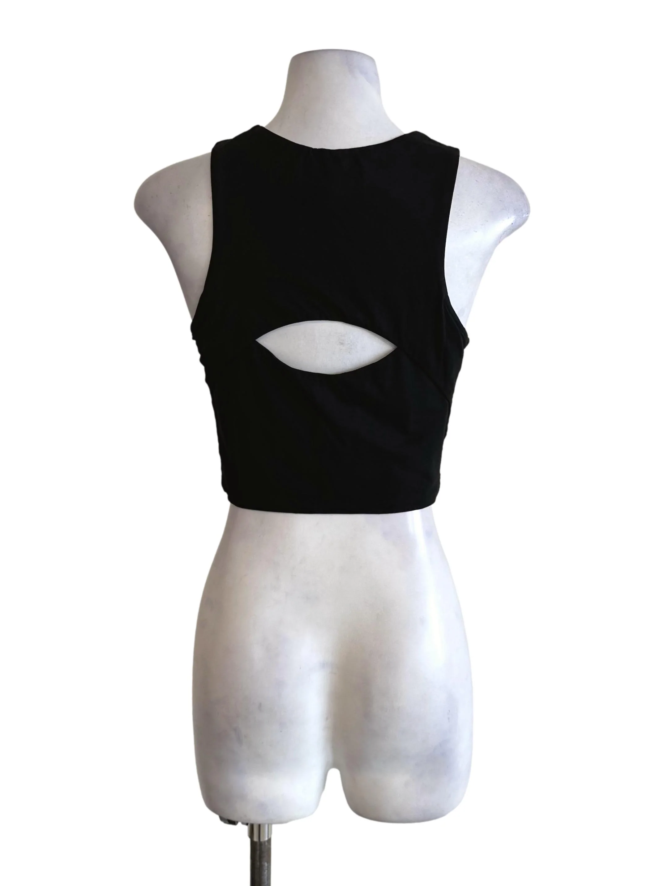 Raven Black Knit Tank Top LB - Image 2