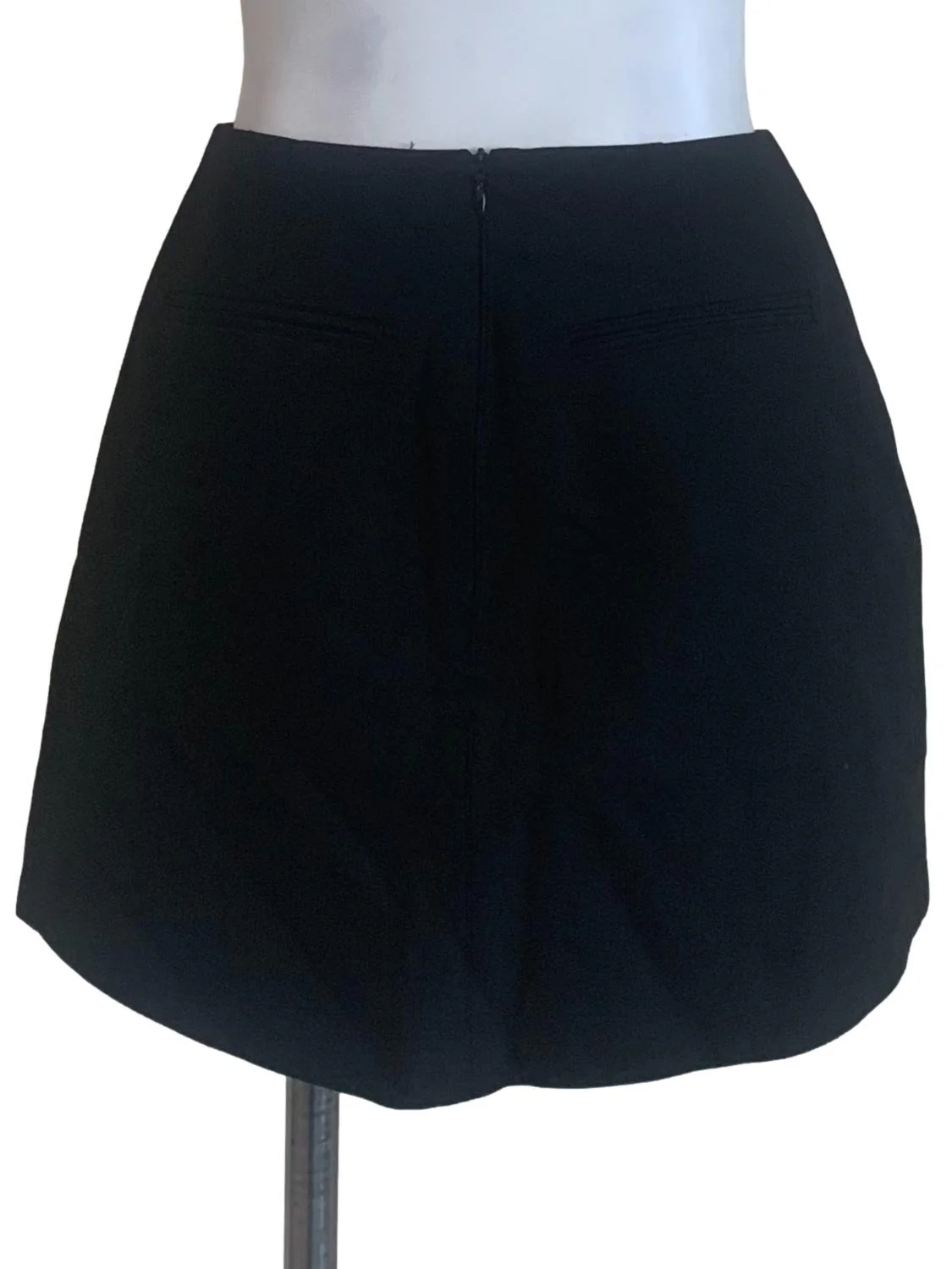 Raven Black Pencil Skirt - Image 2
