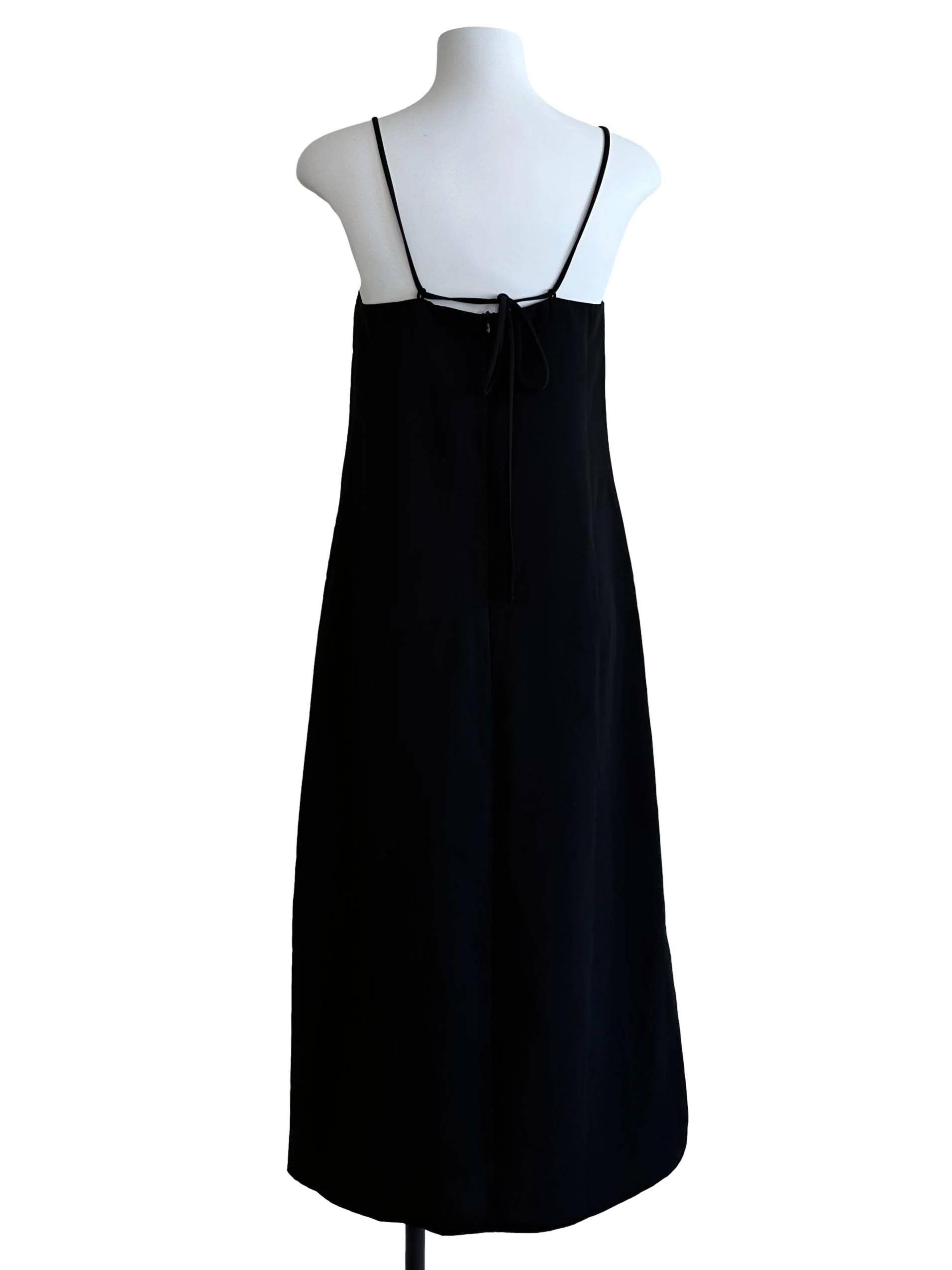 Raven Black Square Neck Shift Dress - Image 2