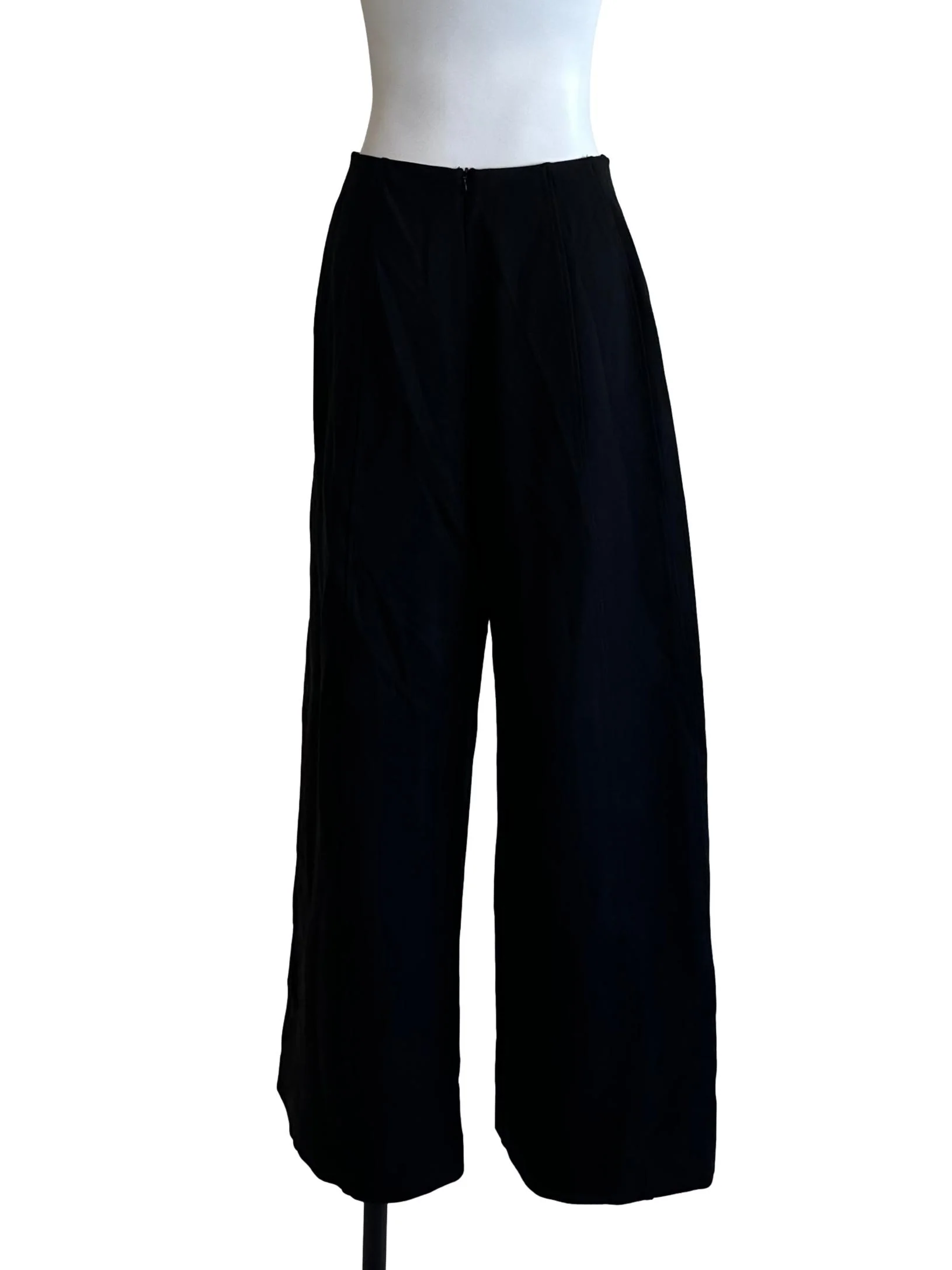 Raven Black Straight Pants - Image 2