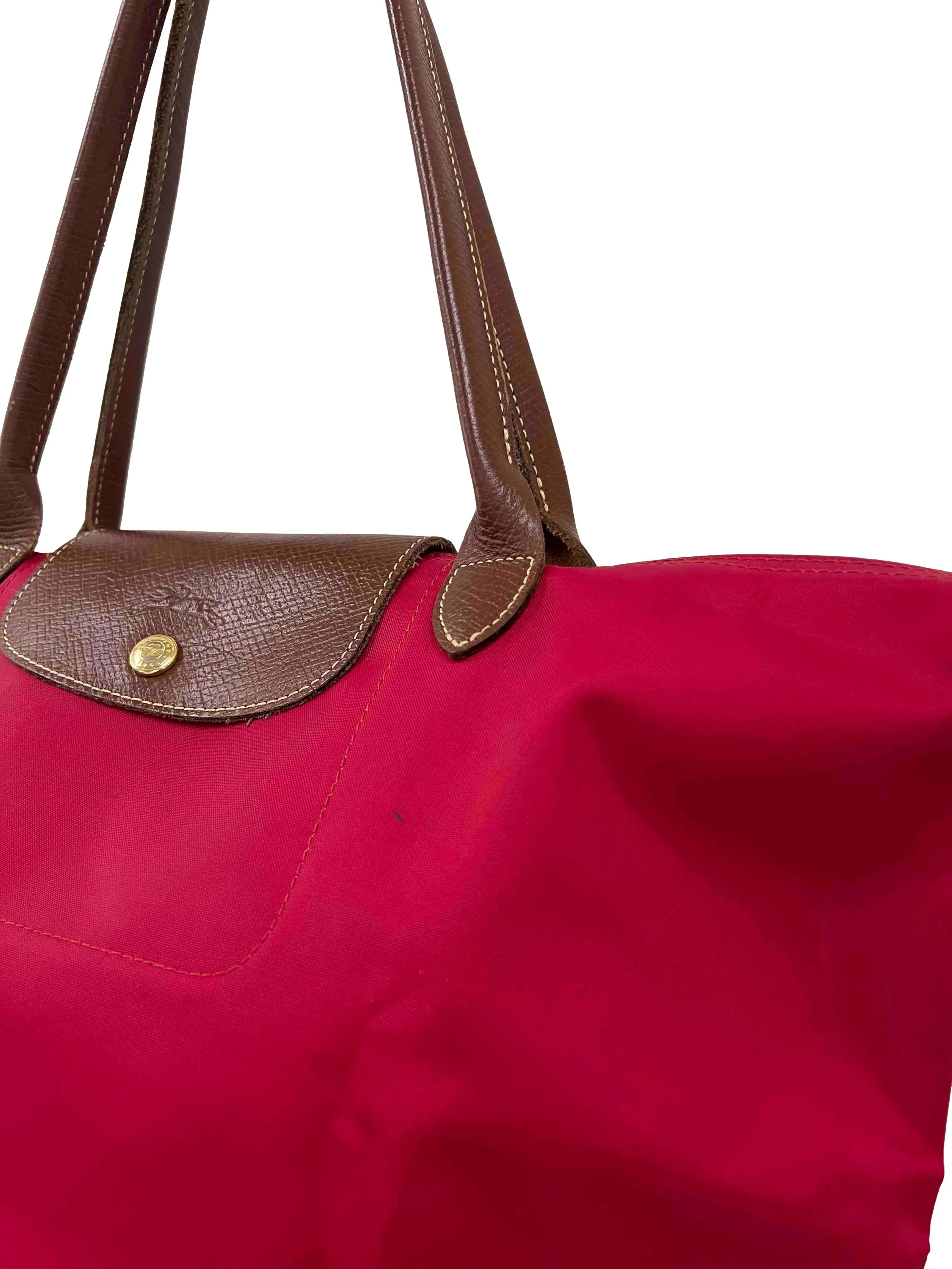 Red Le Pliage Tote Bag - Image 5