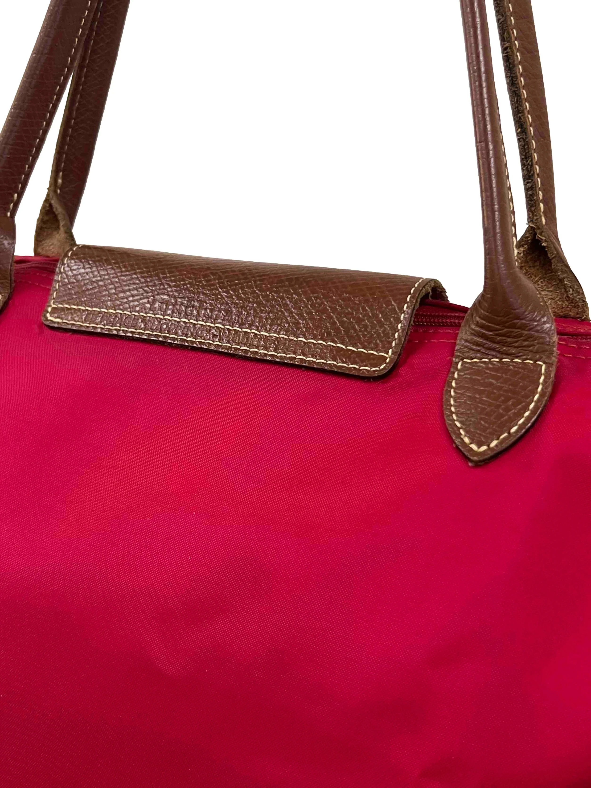 Red Le Pliage Tote Bag - Image 7