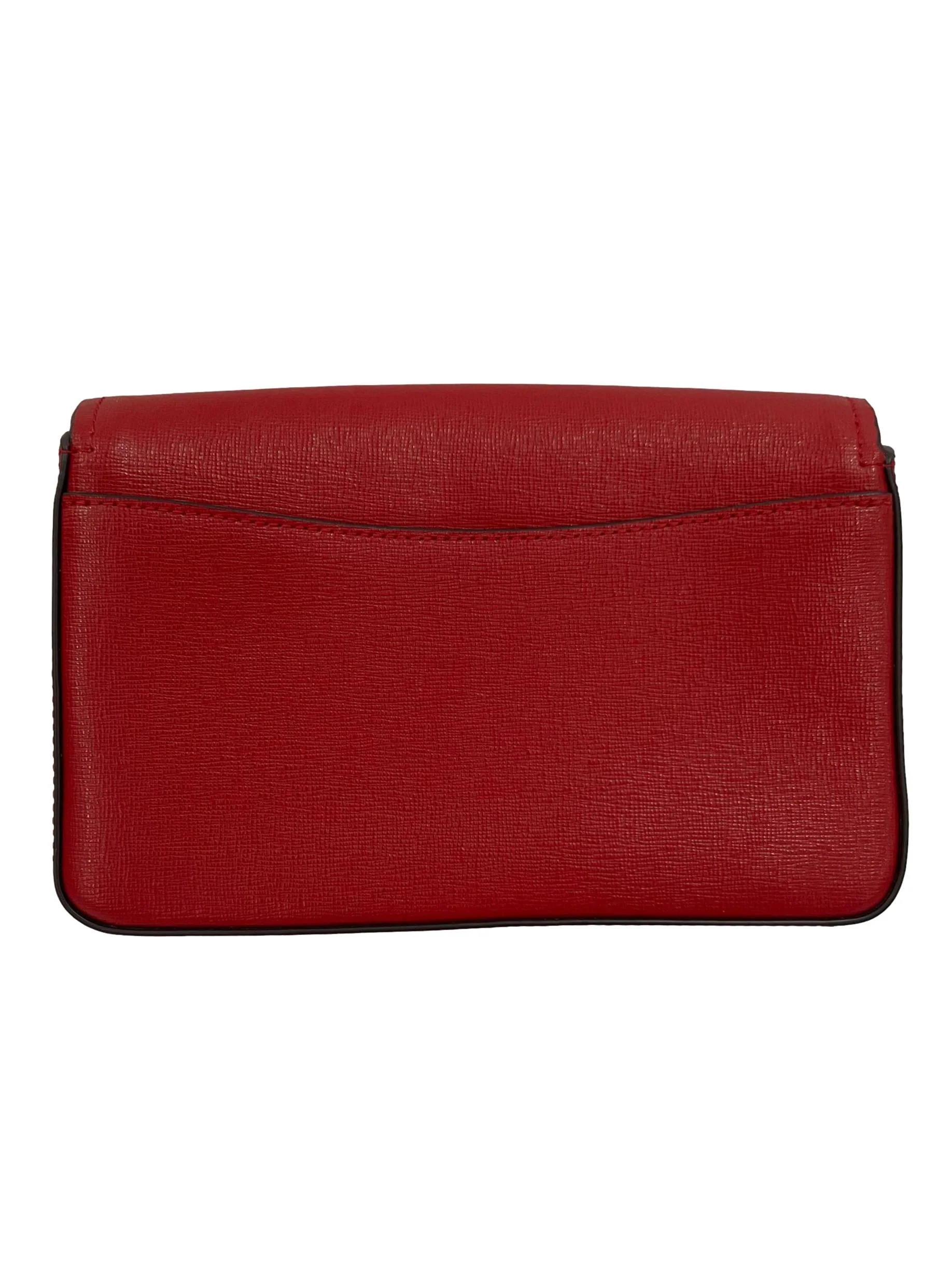Red Morgan Bow Embellished Flap Chain Wallet - Image 2