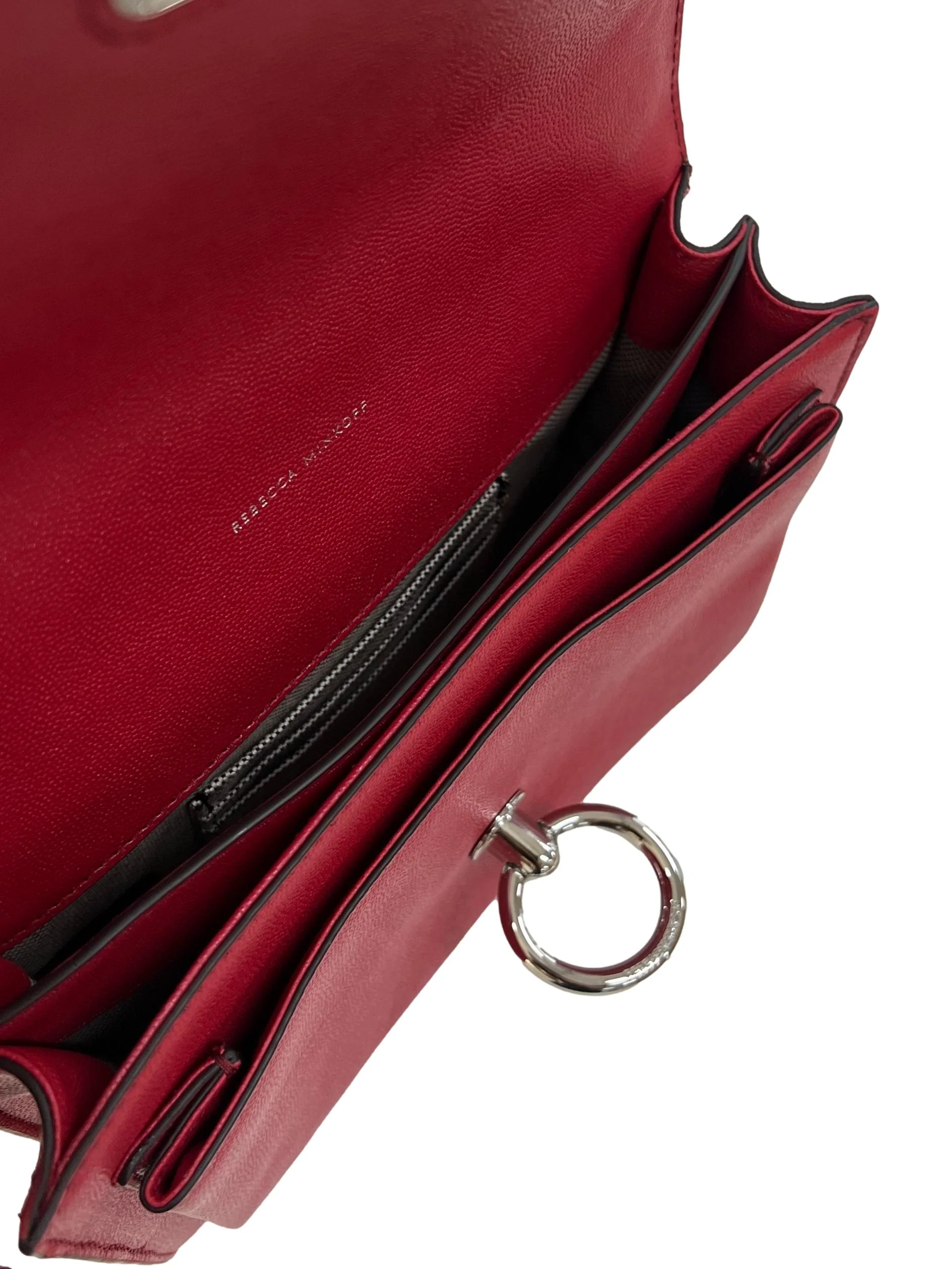 Red Scarlet Jean Medium Shoulder Bag - Image 4