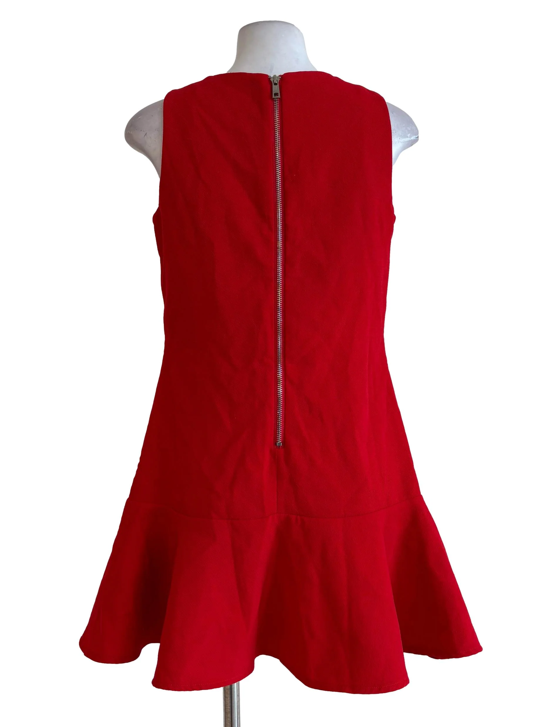 Red Sleeveless Dress - Image 2