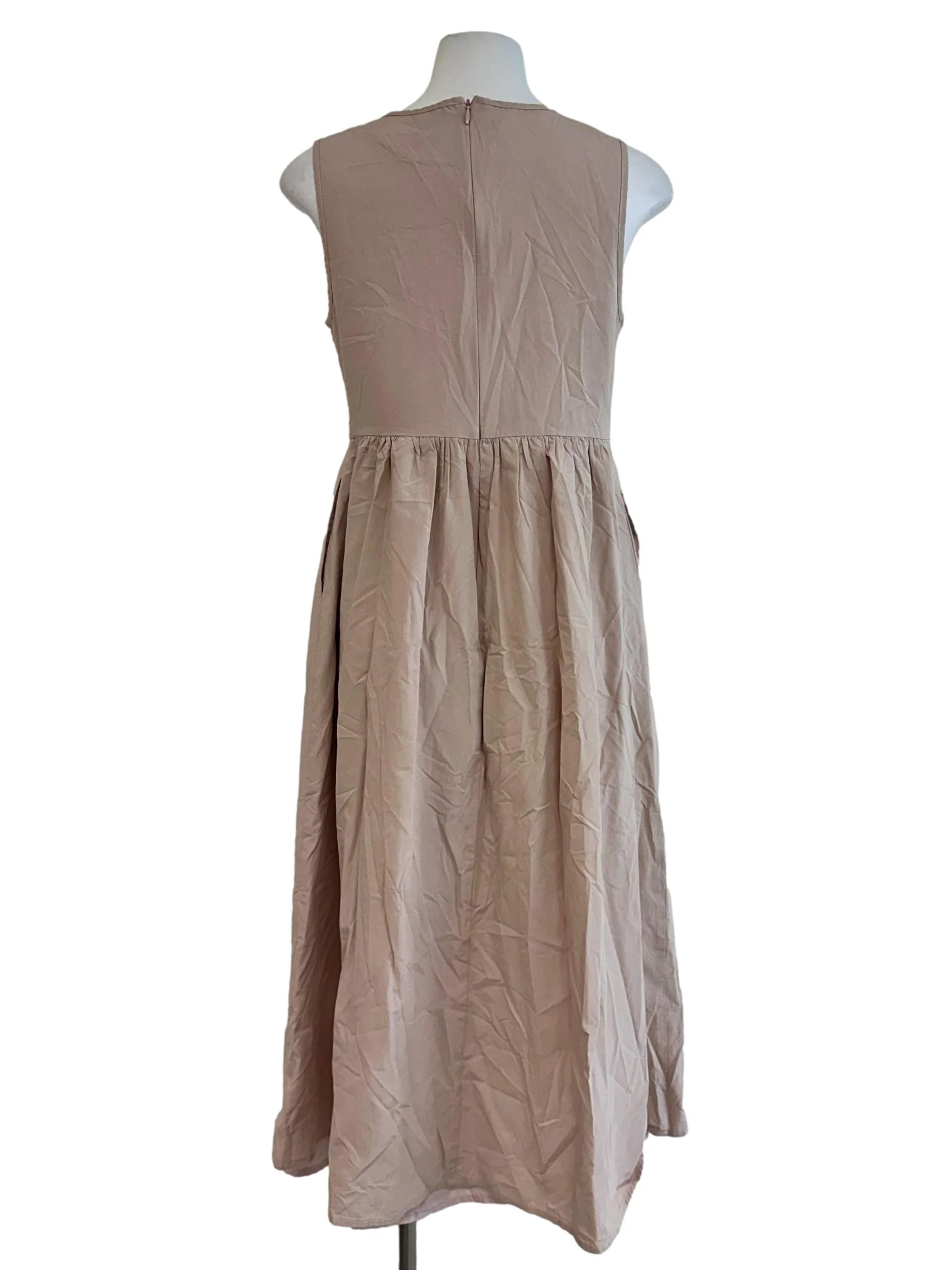 Rose Pink A-Line Dress - Image 2