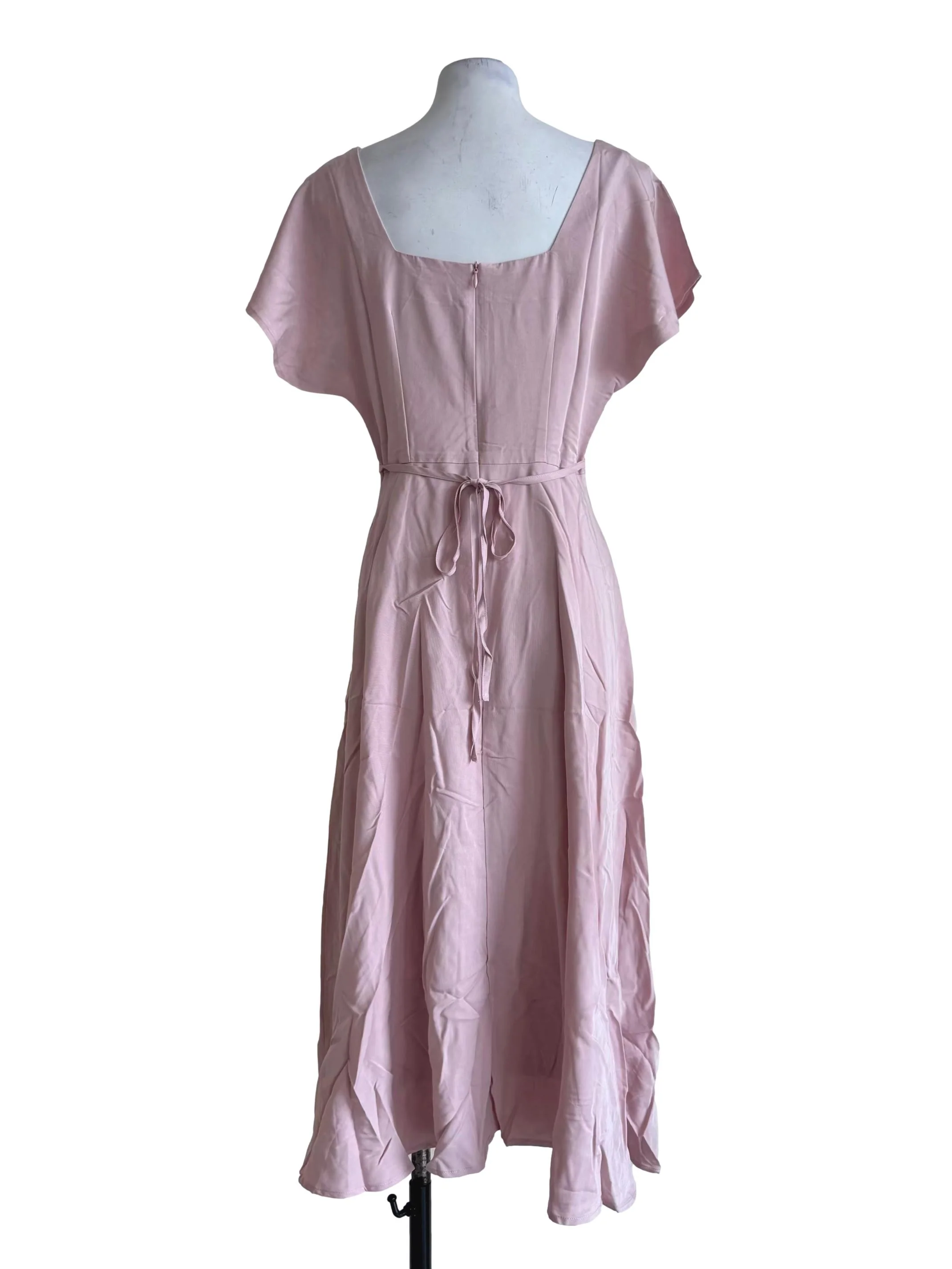 Rose Pink Empire Dress - Image 2