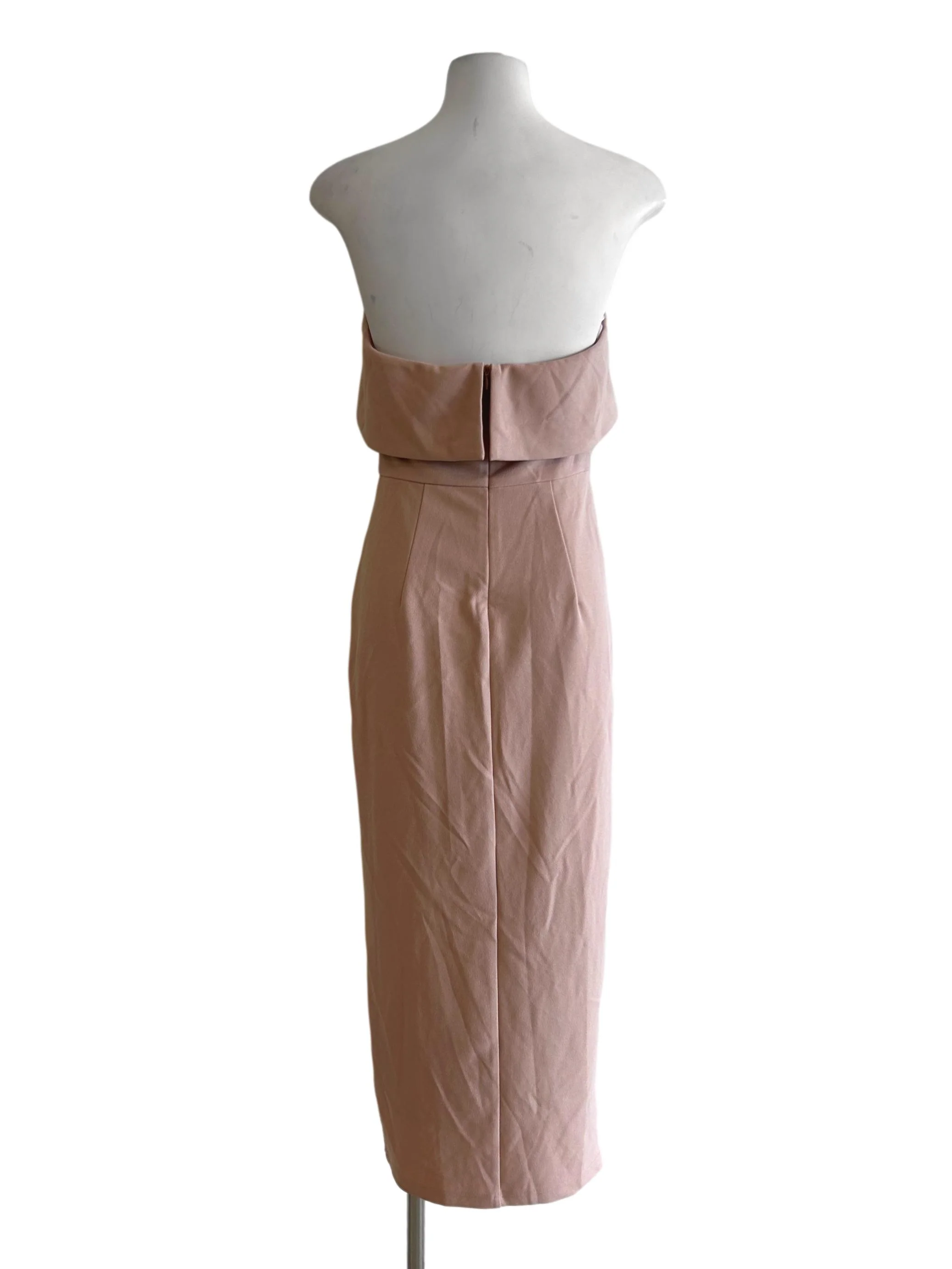 Rose Pink Sleeveless Slit Dress - Image 2