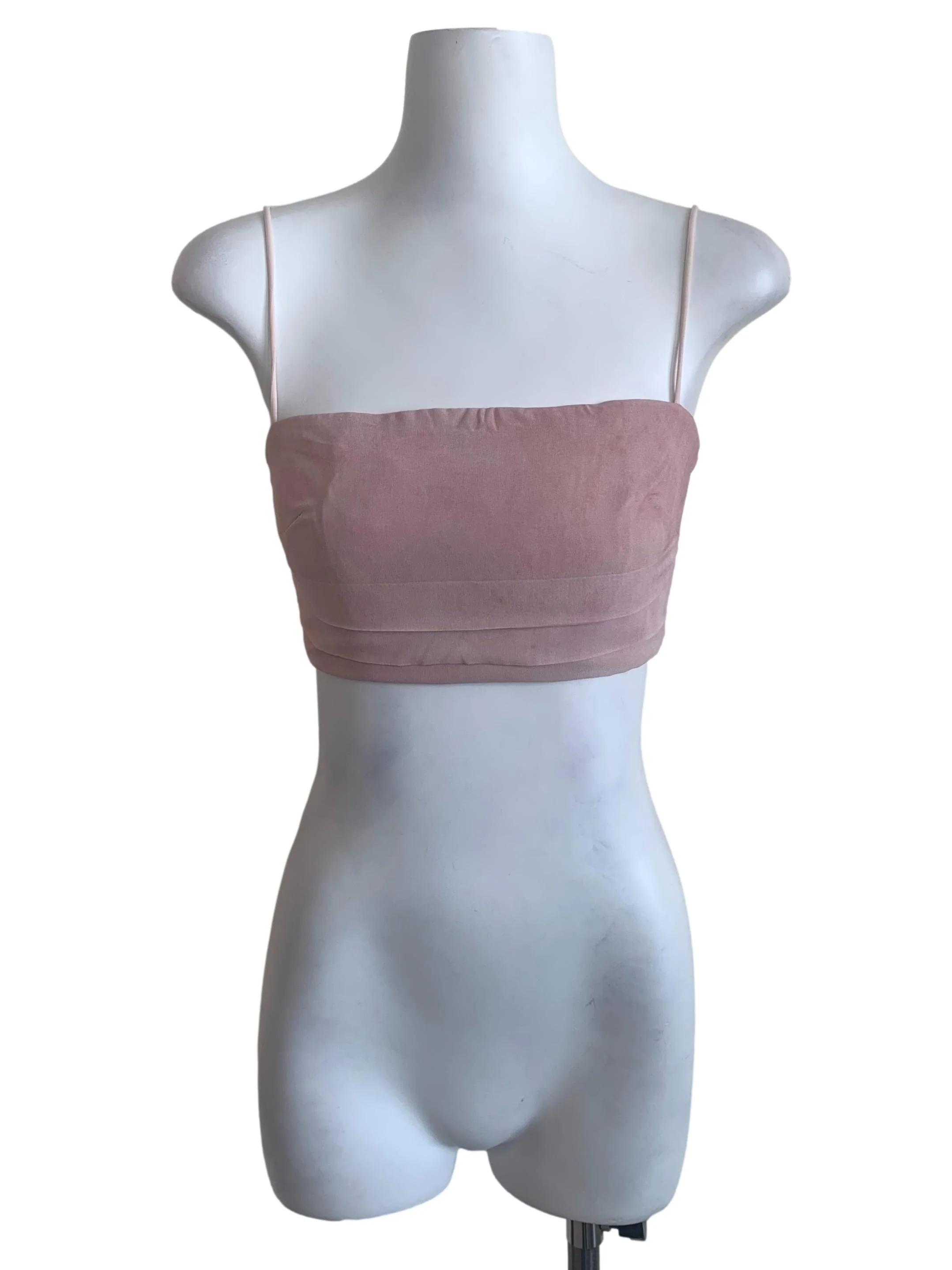 Rose Pink Spaghetti Strap Top