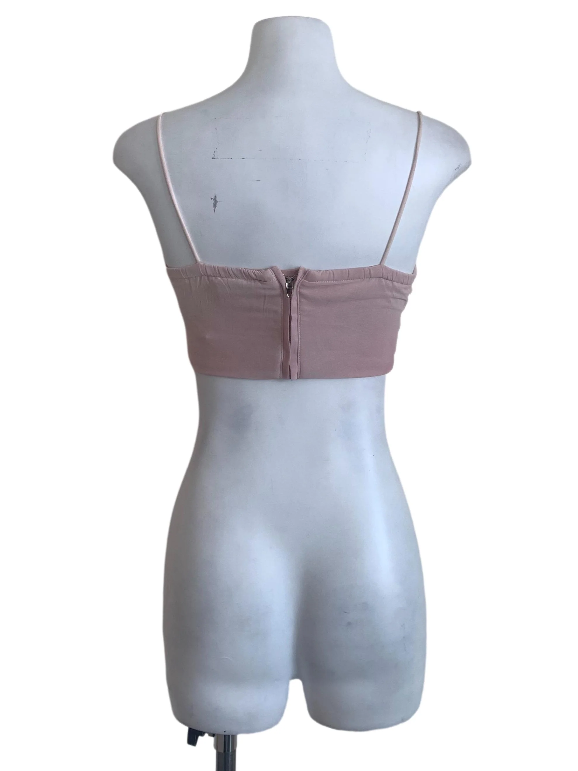 Rose Pink Spaghetti Strap Top - Image 2