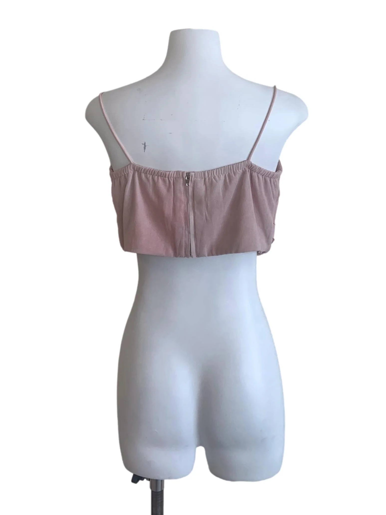 Rose Pink Spaghetti Strap Top - Image 2