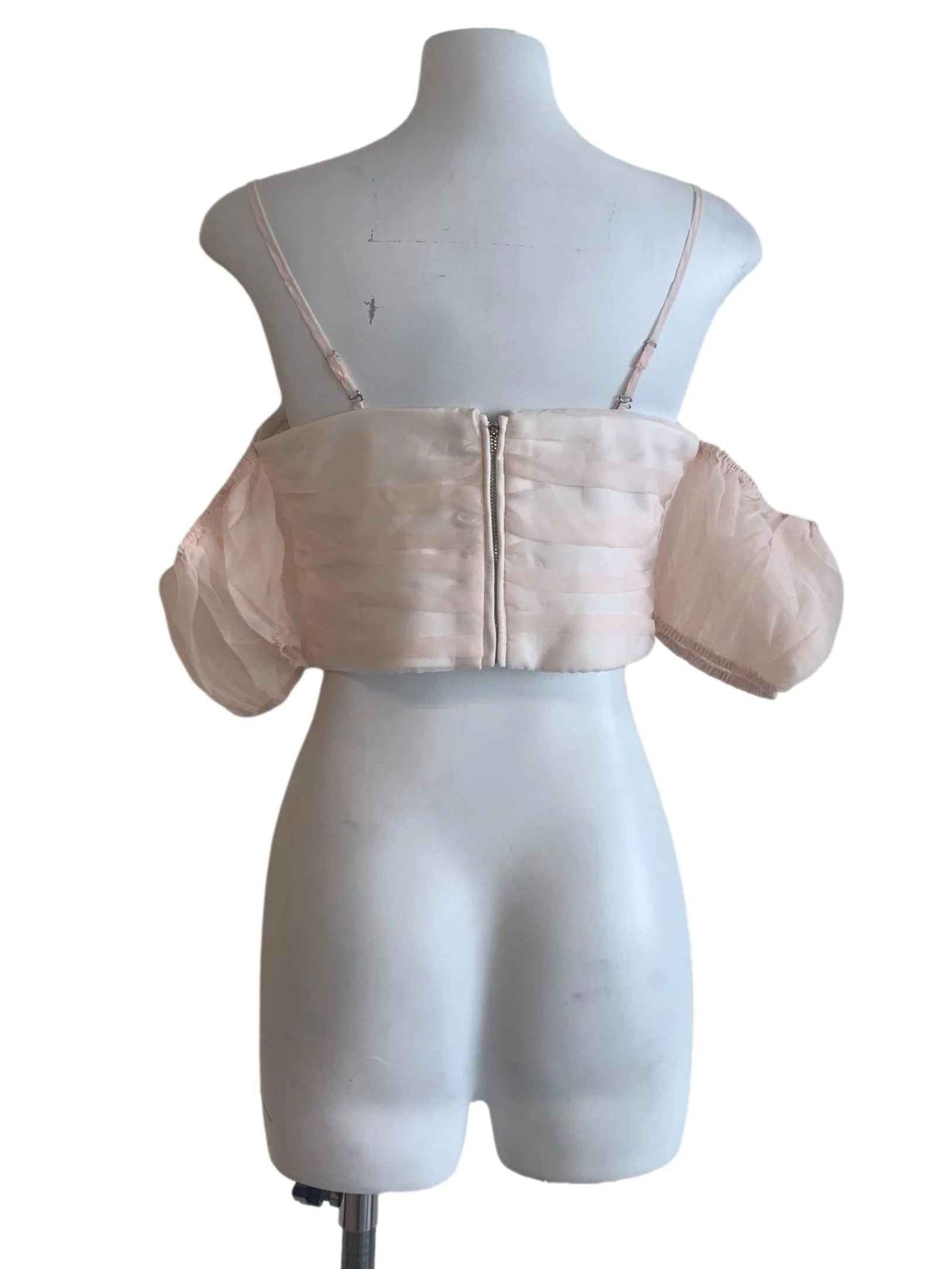 Rose Pink Spaghetti Strap Top - Image 2