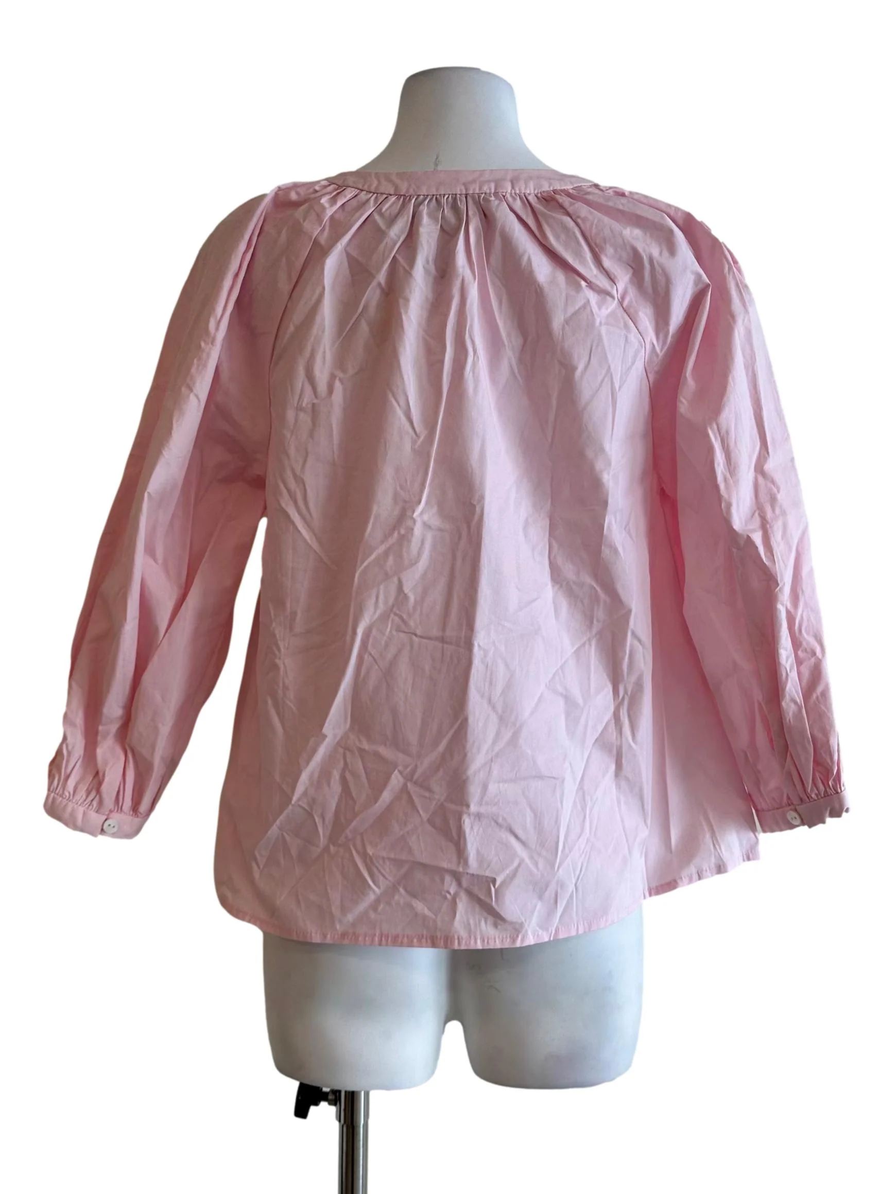 Rose Pink V Neckline Top LB - Image 2