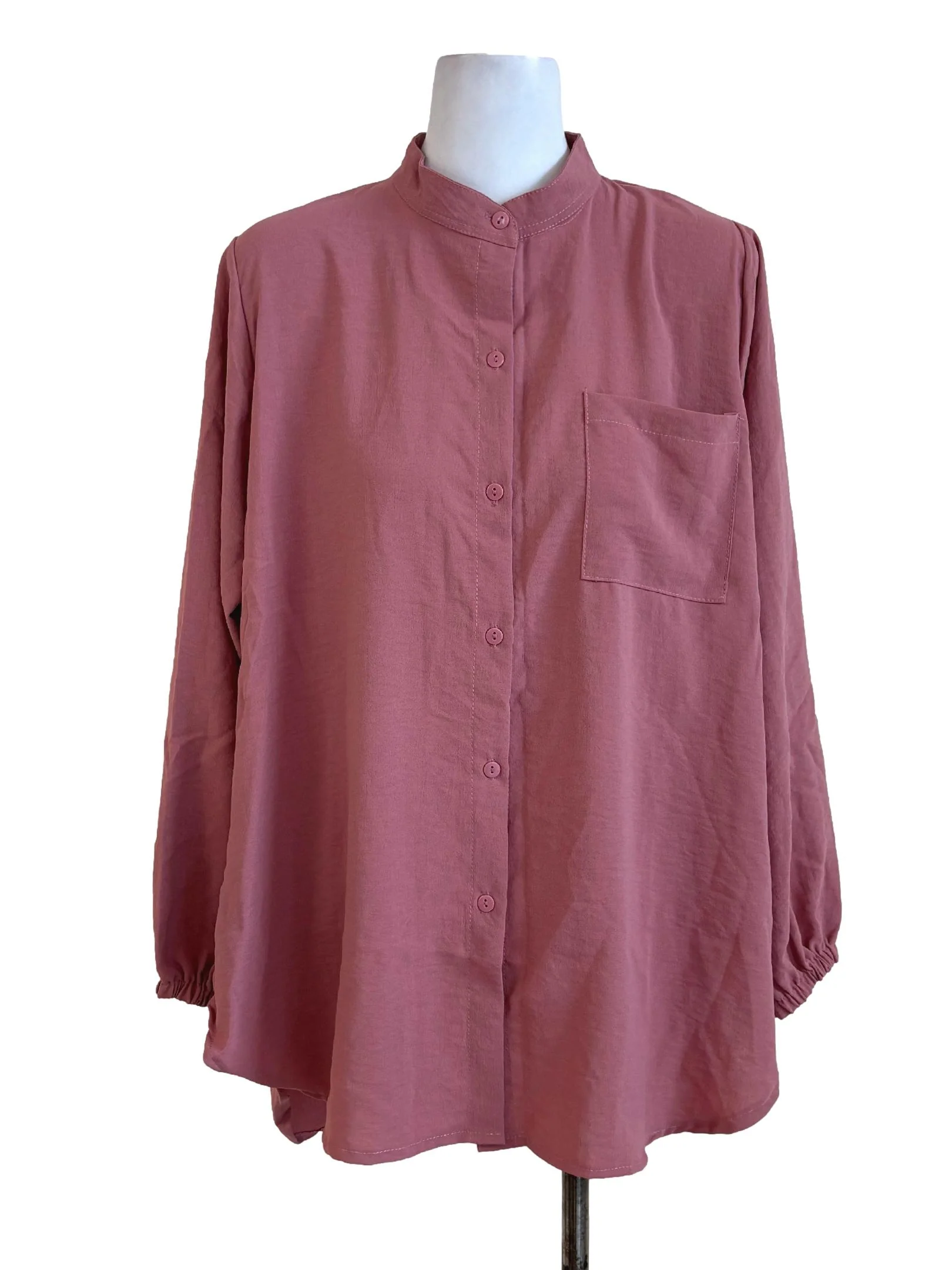 Rouge Pink Chiffon Blouse