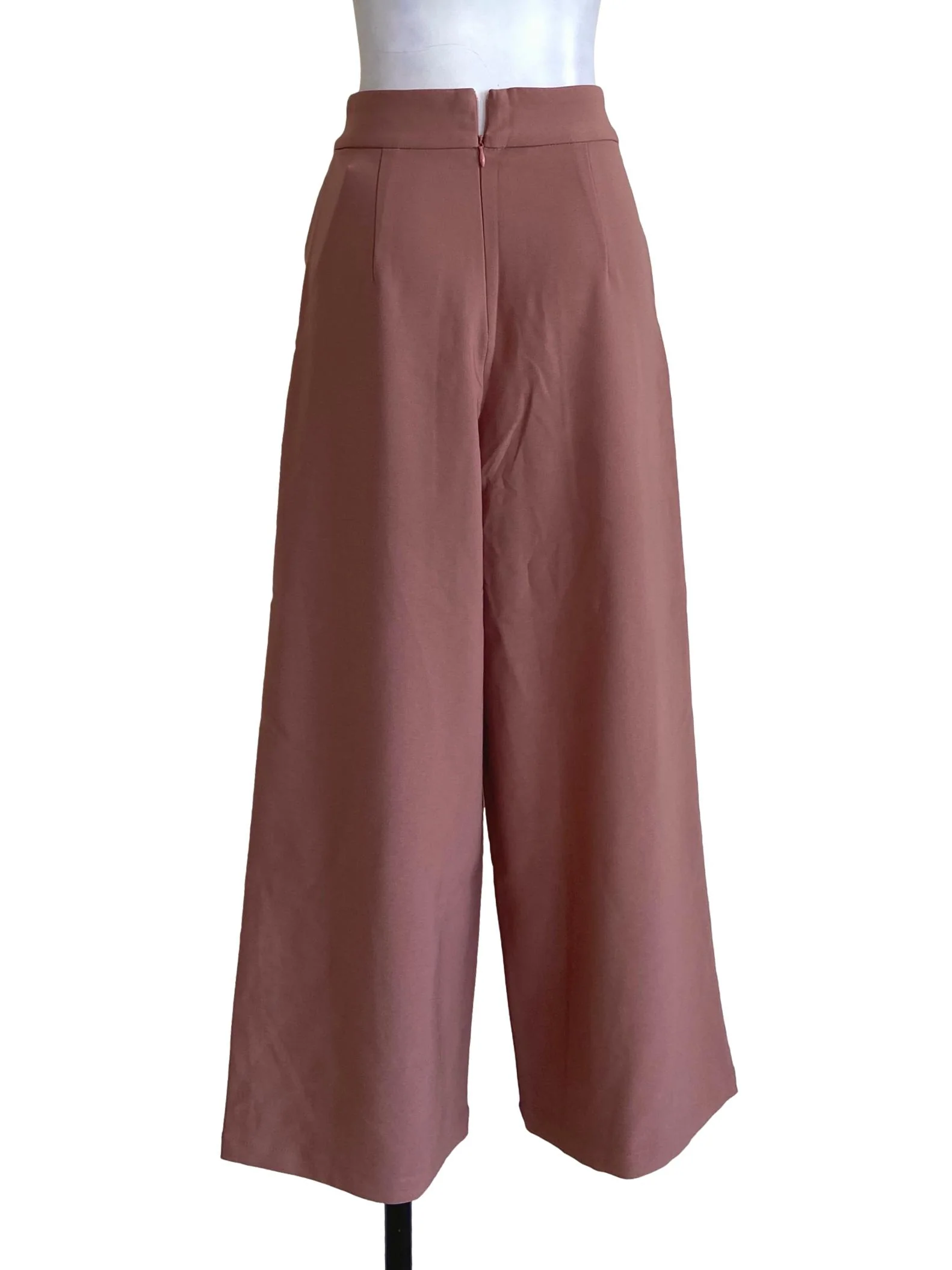 Rouge Pink High Waist Formal Pants - Image 2