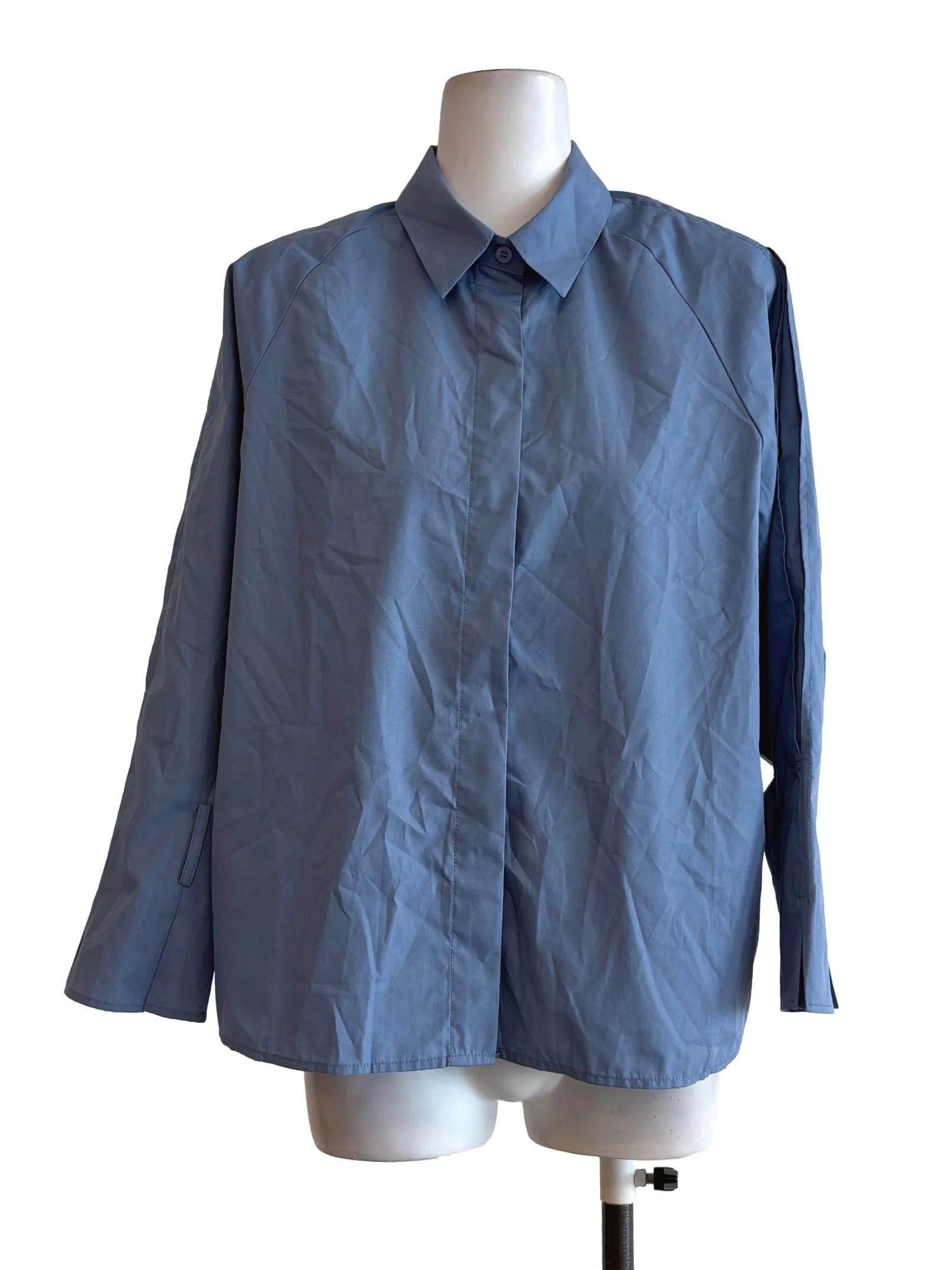 Royal Blue Long Sleeve Buttoned Shirt