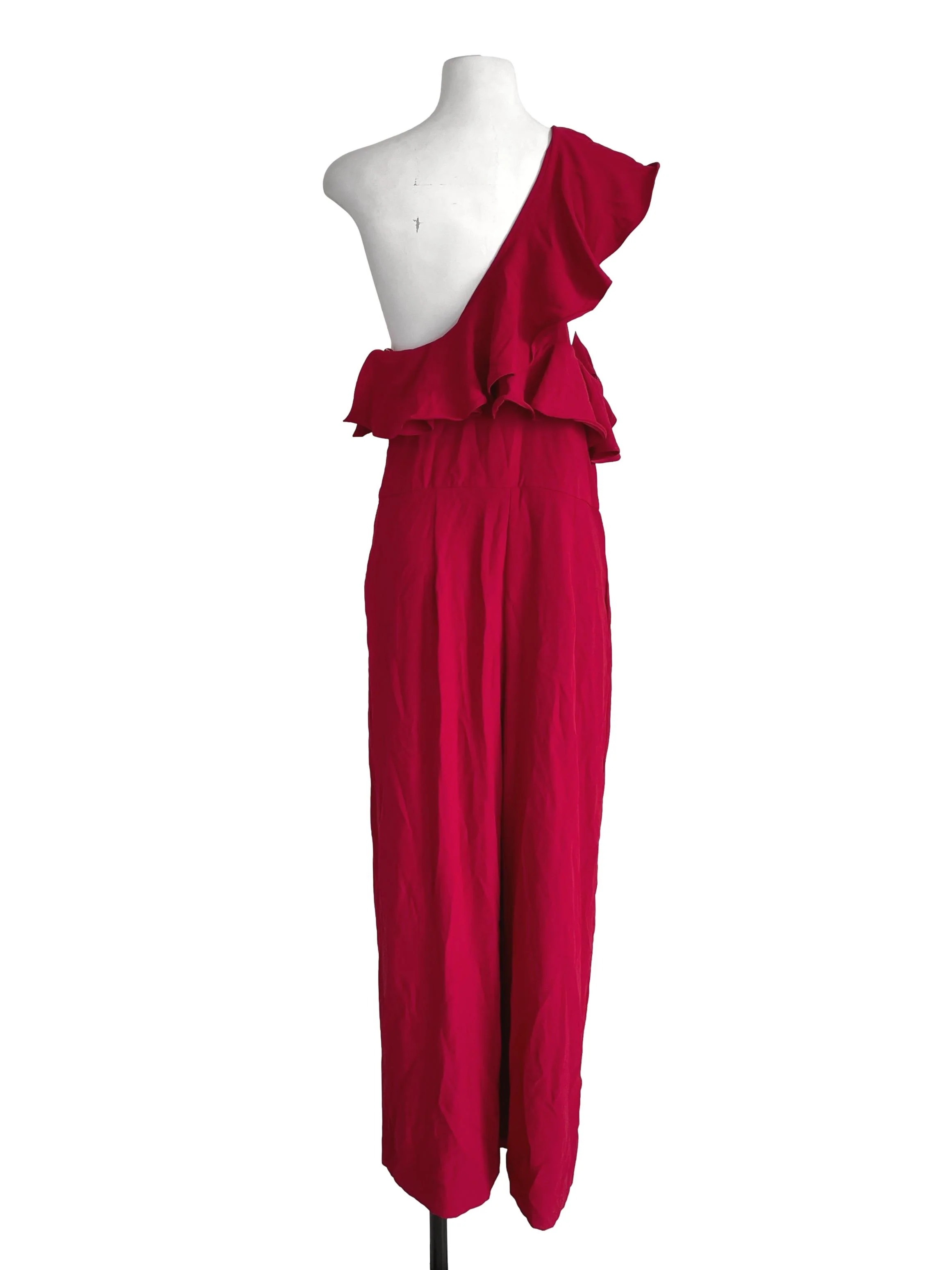 Ruby Ruffles Asymmetric Jumpsuit - Image 2