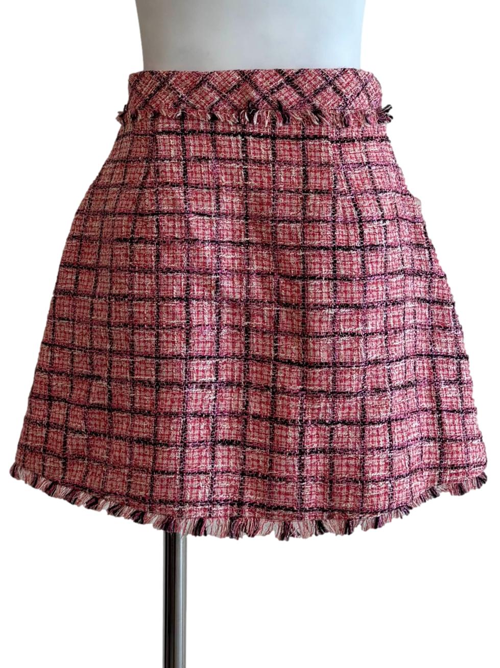 Ruby Tweed Mini Skirt - Image 2