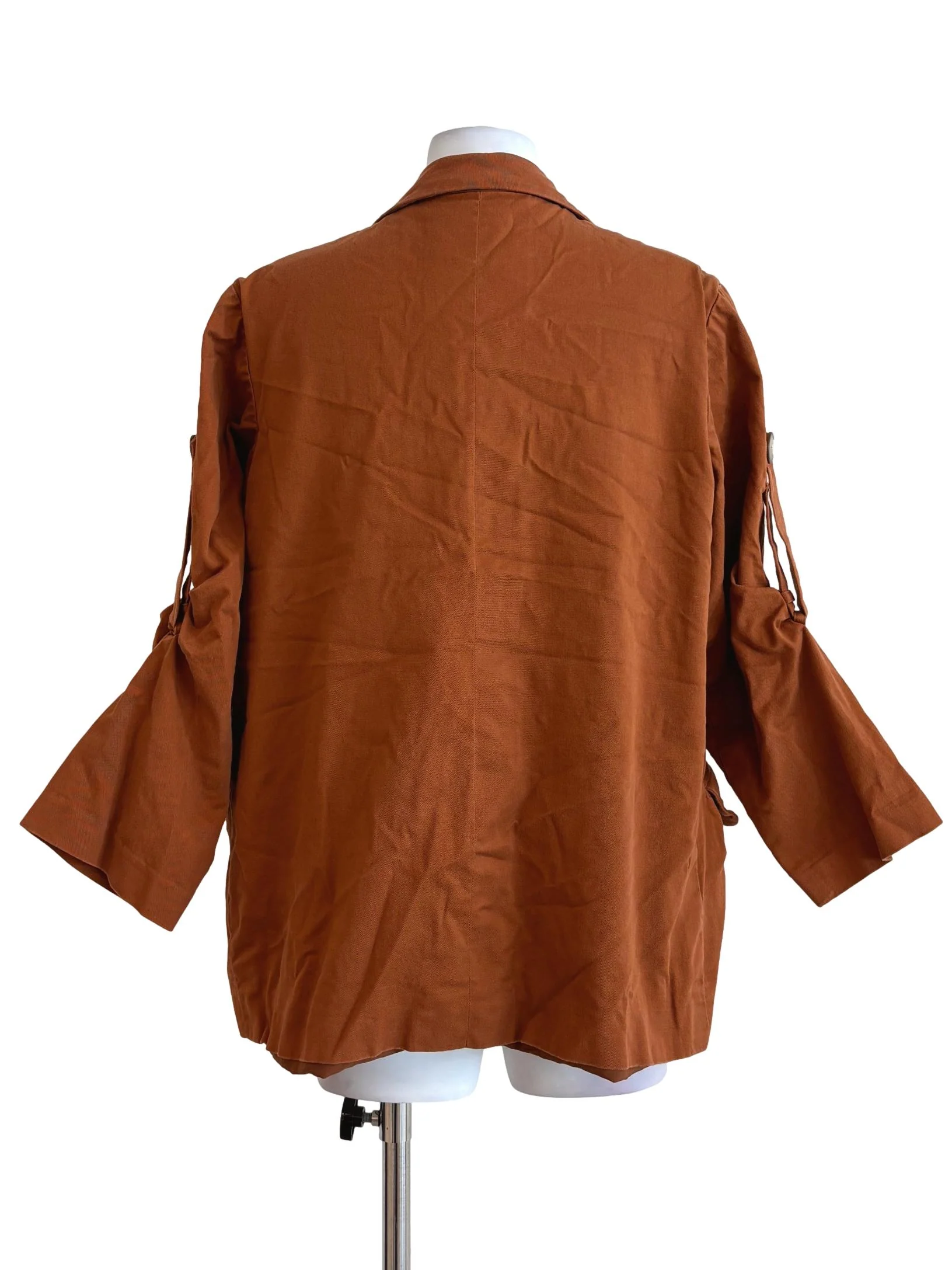 Rust Brown Cargo Outerwear - Image 2