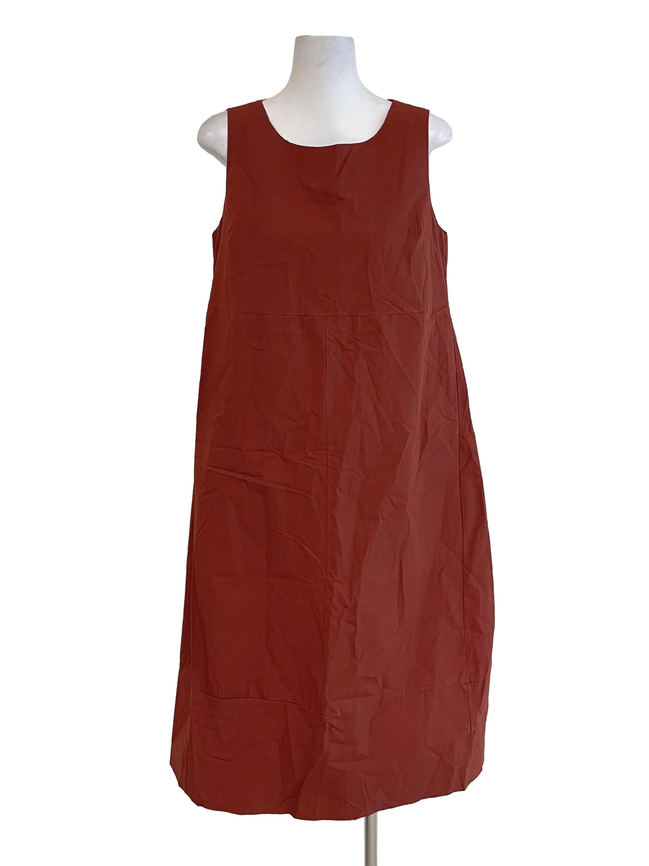 Rust Long Shift Dress TEM