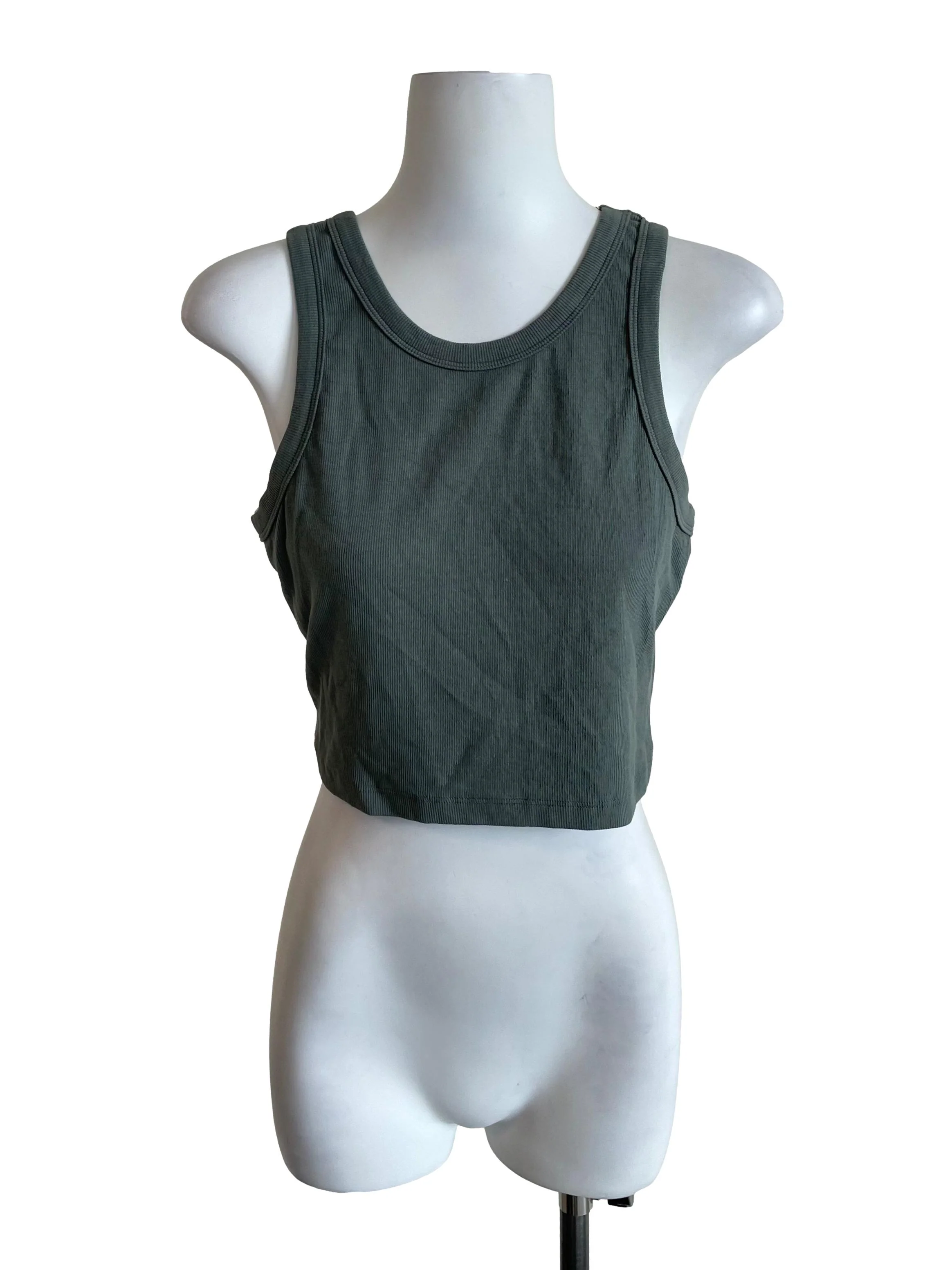 Sage Crop Tank Top