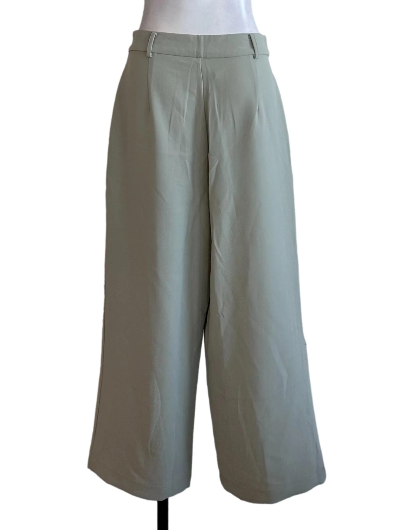 Sage Green Straight Pants - Image 2