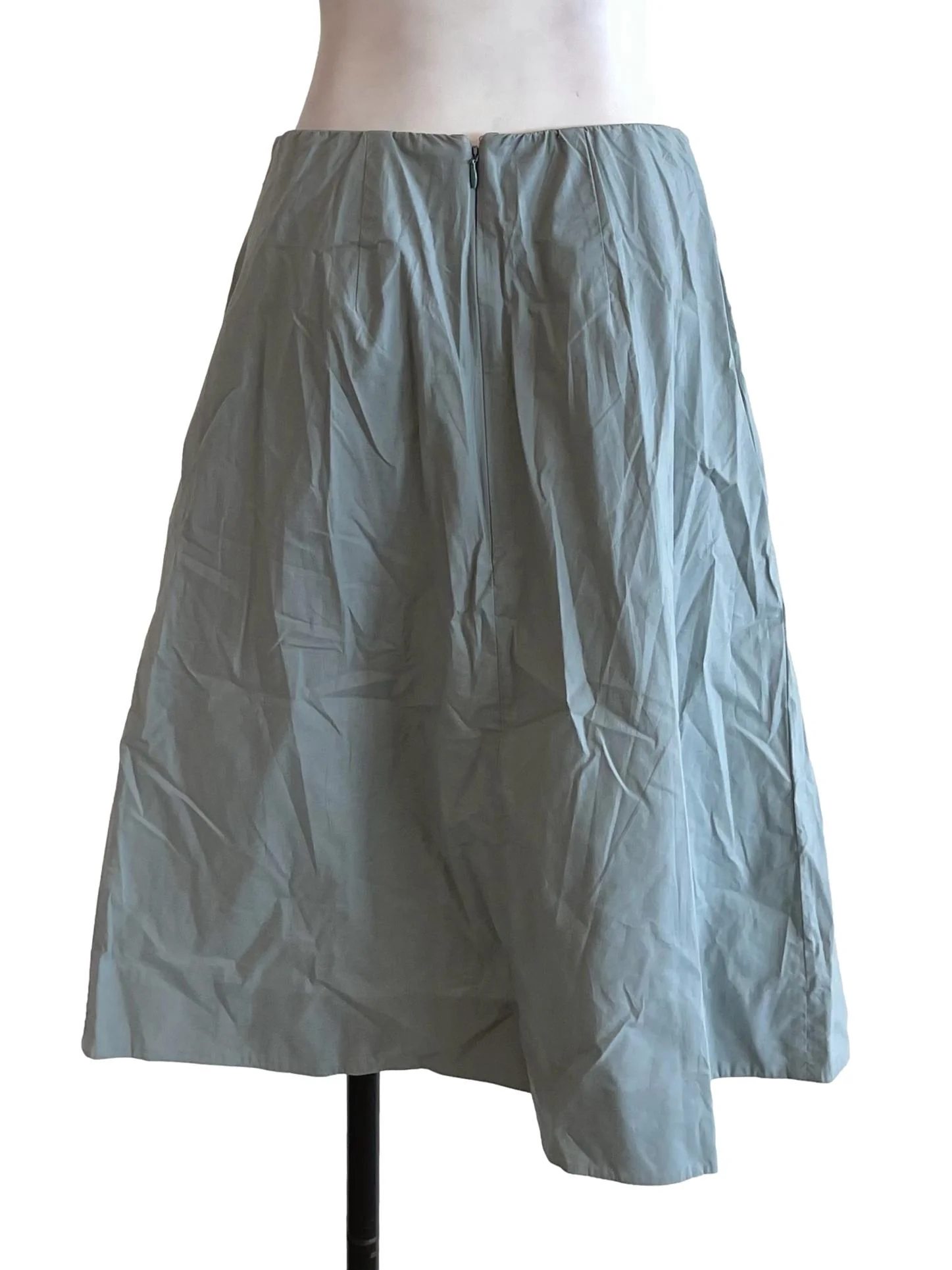 Sage Pleated Skirt - Image 2