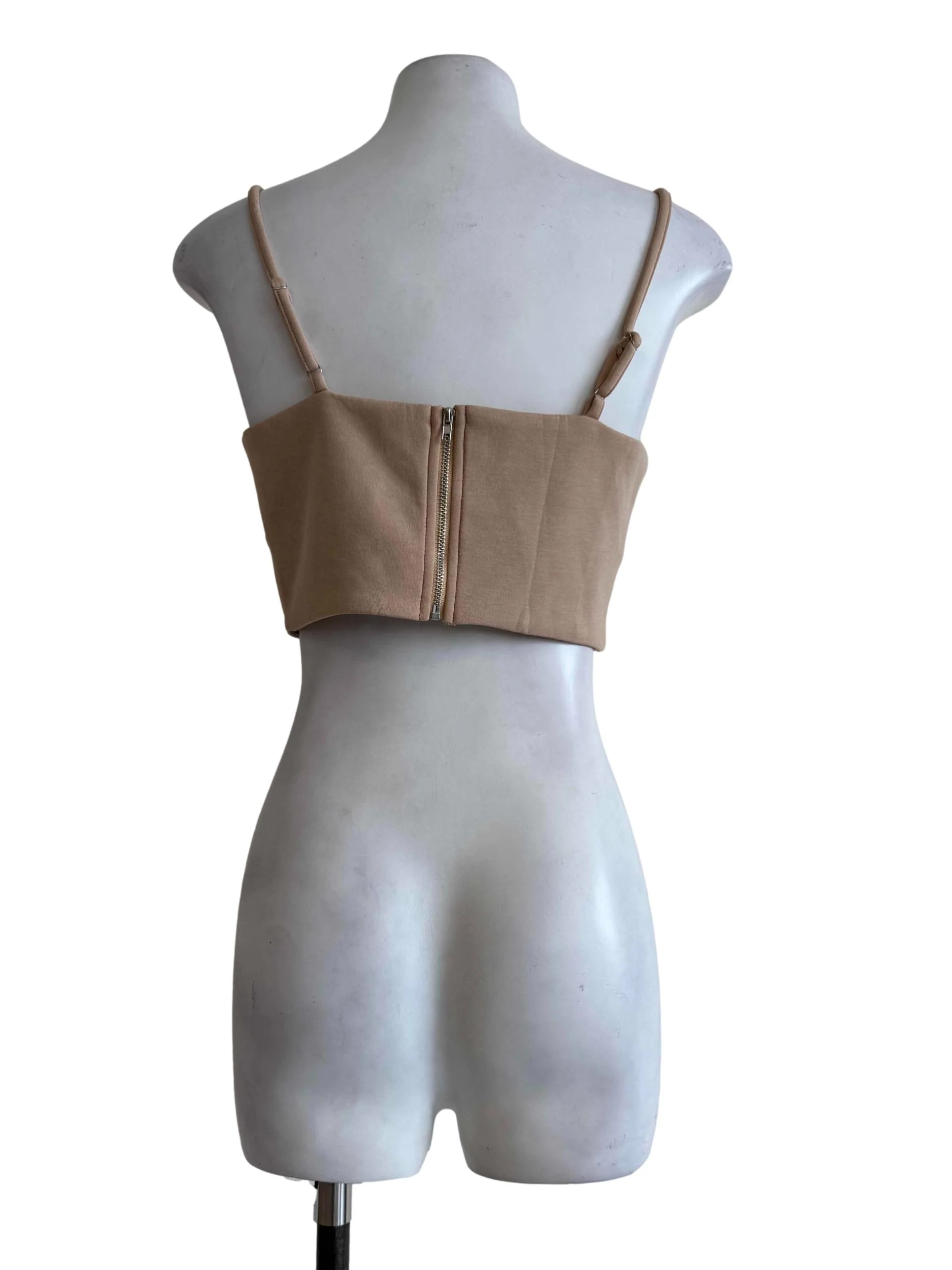 Sand Beige Bralet Top - Image 2