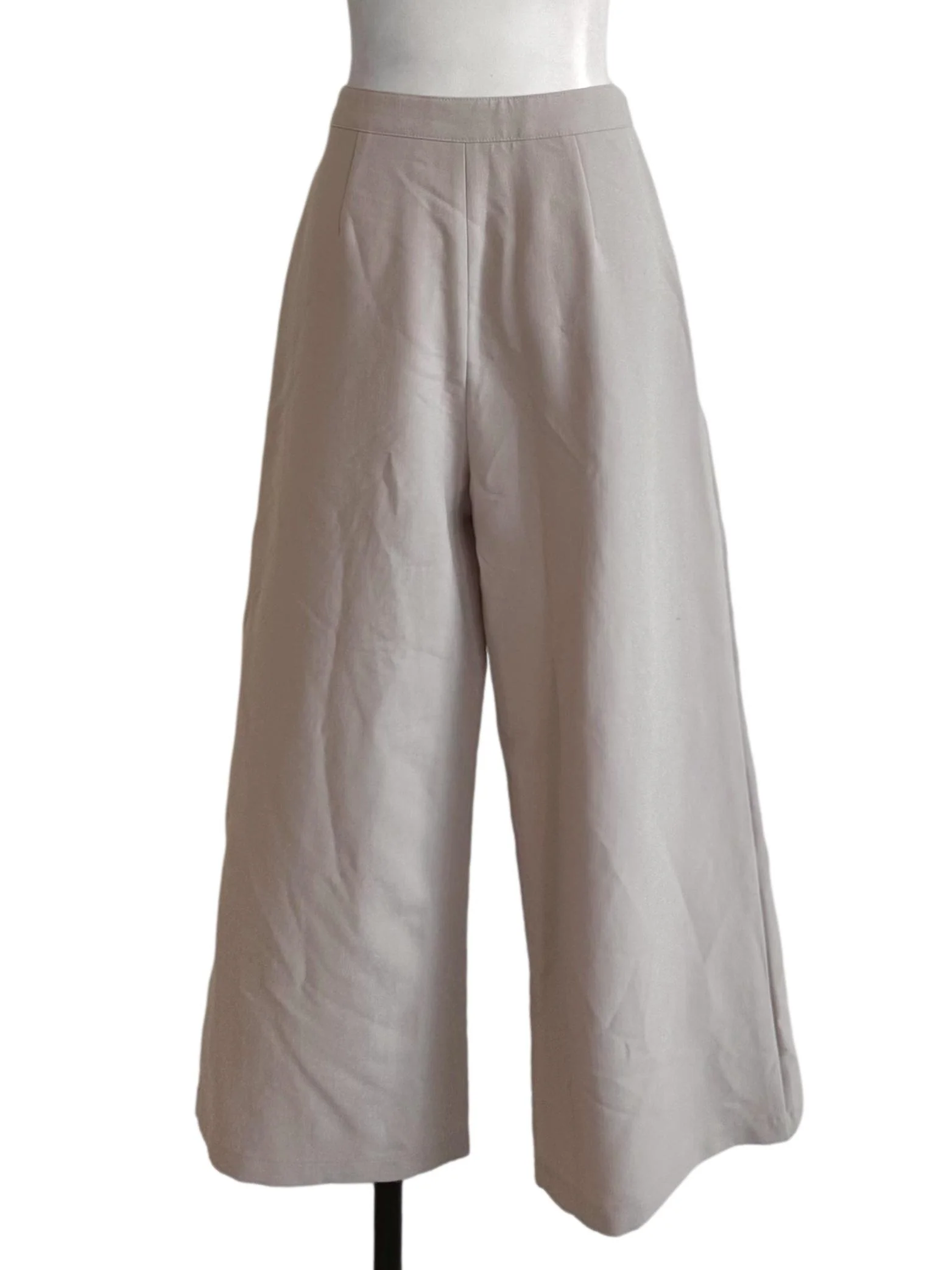 Sand Beige Wide Leg Pants - Image 2