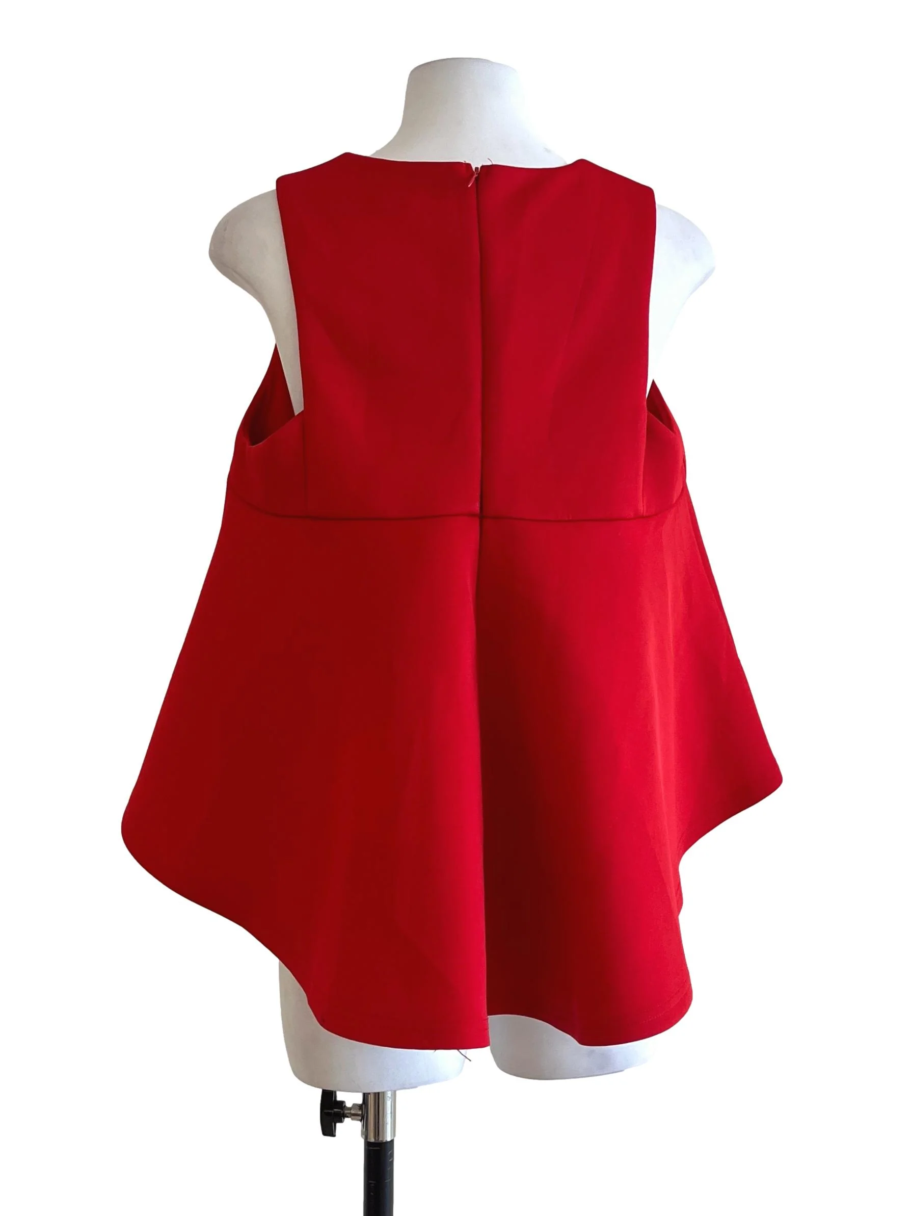 Scarlet Red Halter Sleeveless Top LB - Image 2