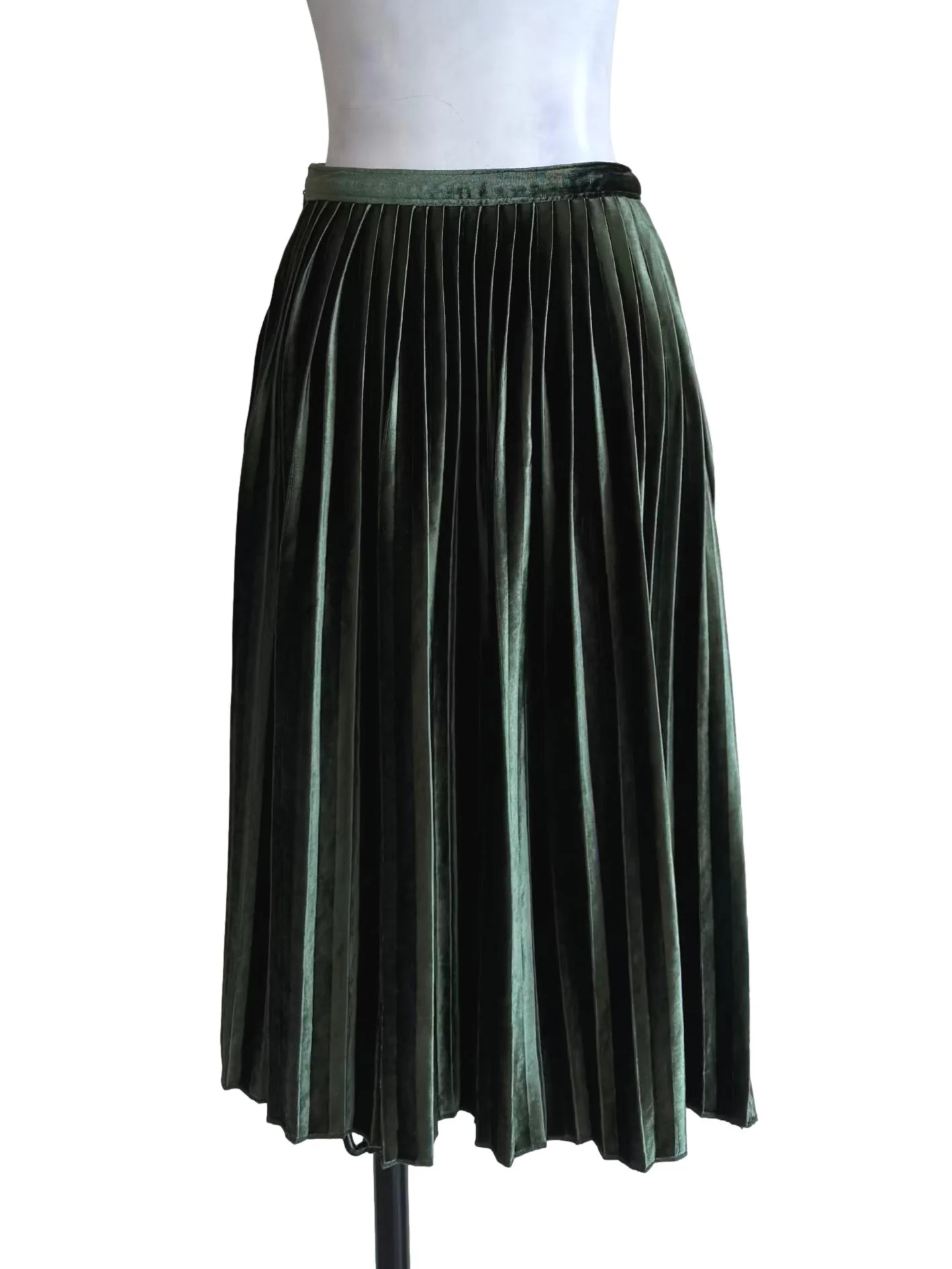 Seaweed Velvet Skirt - Image 2