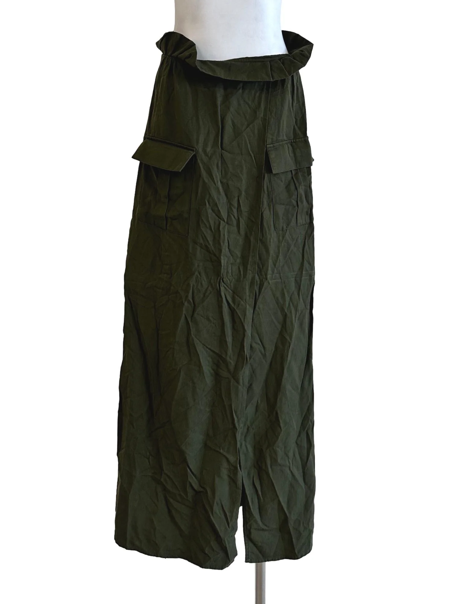 Seaweed Green Long Skirt LB