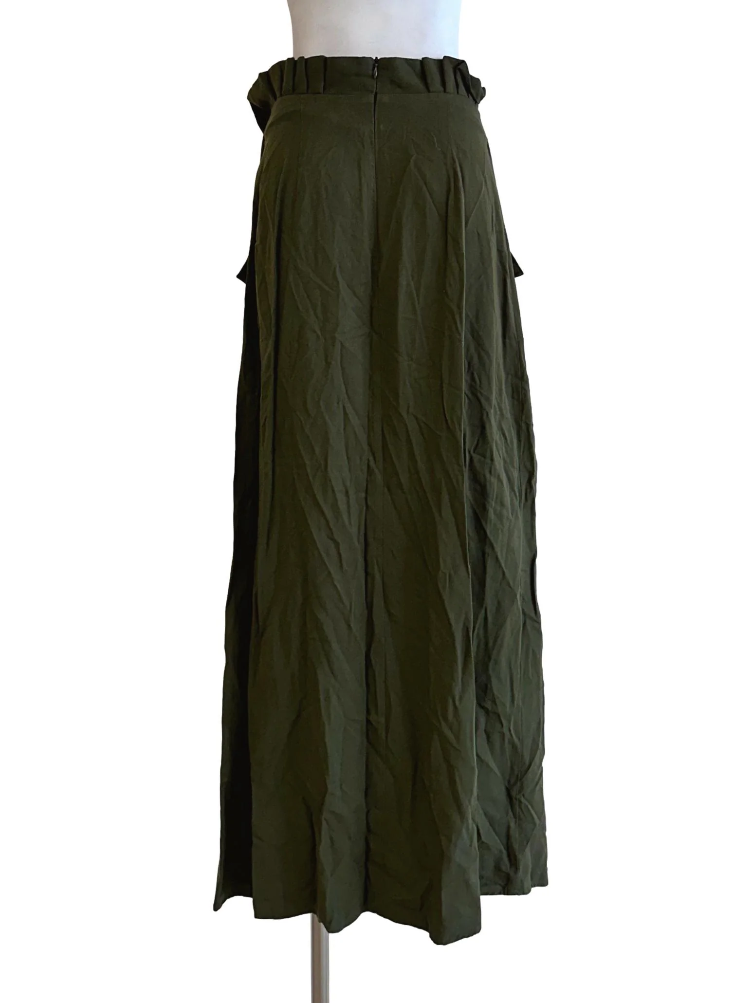 Seaweed Green Long Skirt LB - Image 2