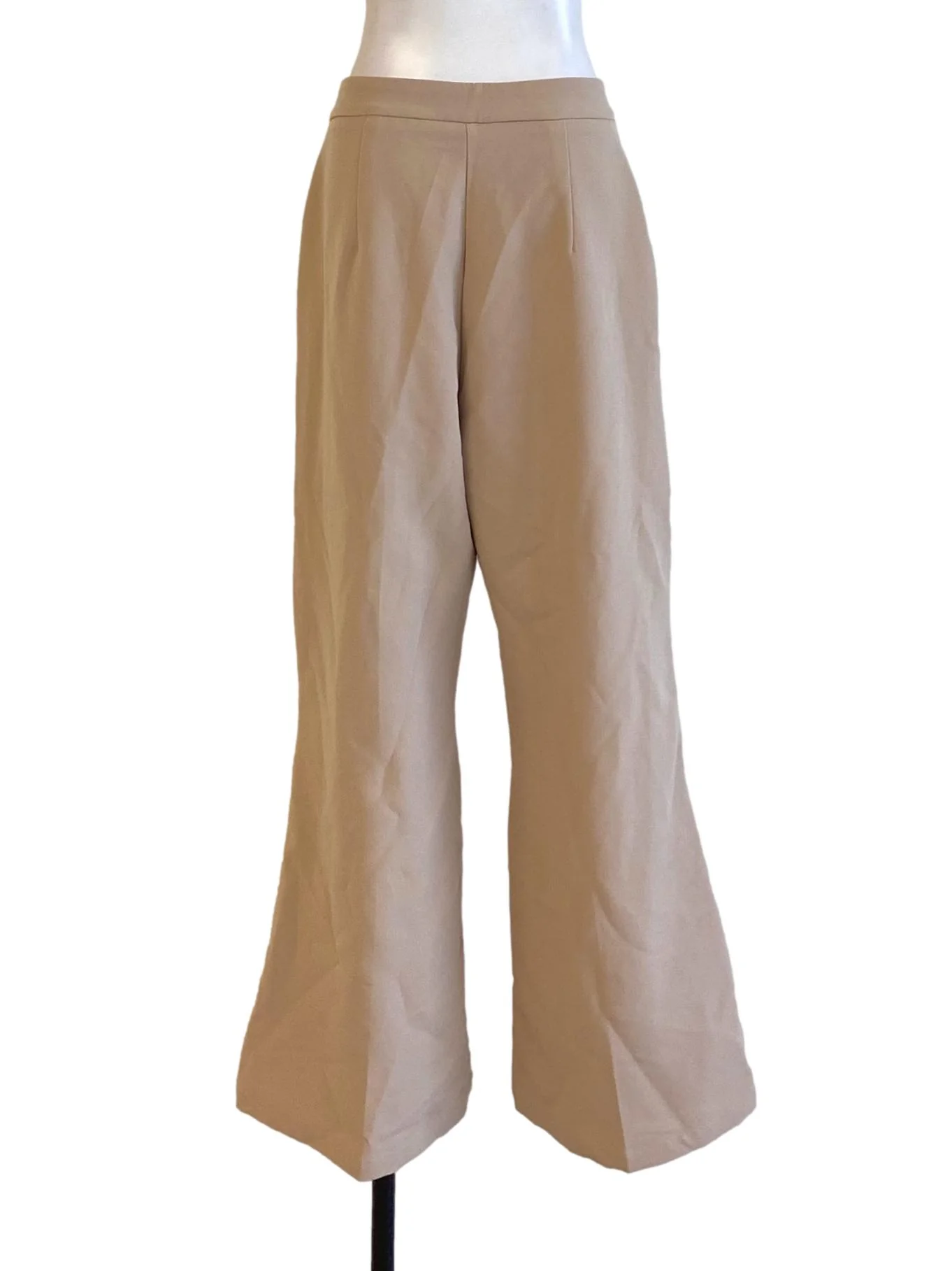 Sepia Brown Buttoned Waist Sailor Pegged Pants - Image 2