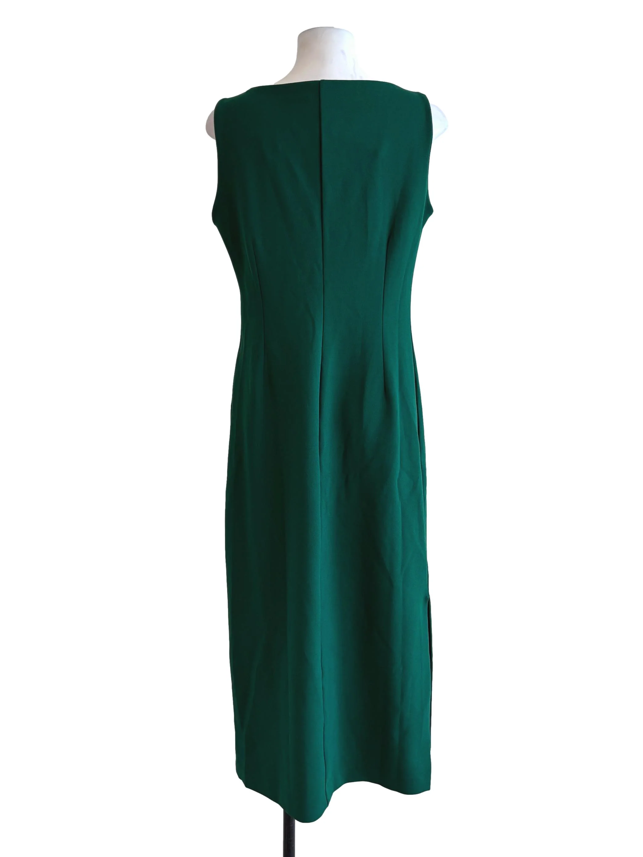 Shamrock Green Boat Neck Midi Dress - Image 2