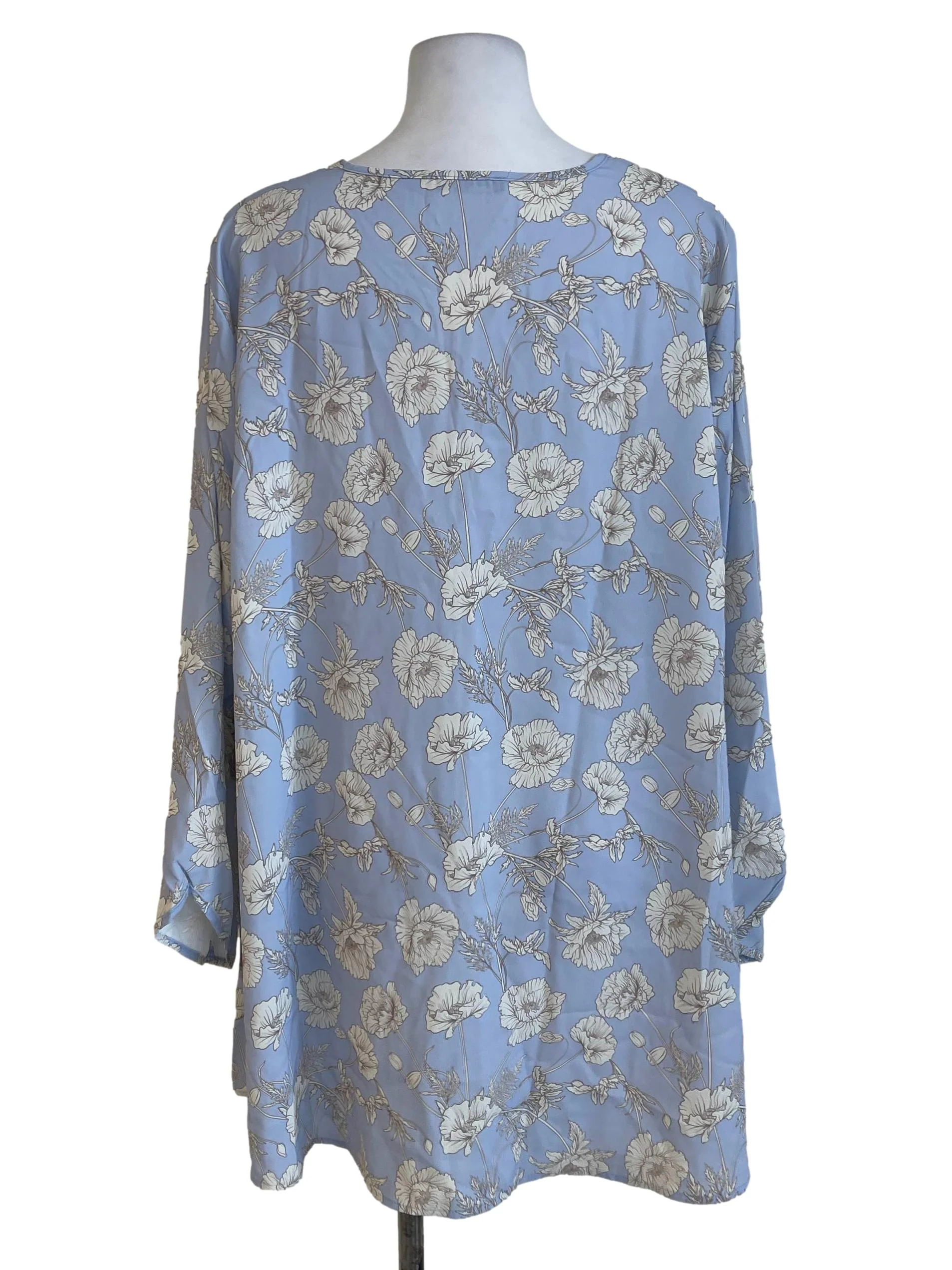 Silver Flower Blouse - Image 2