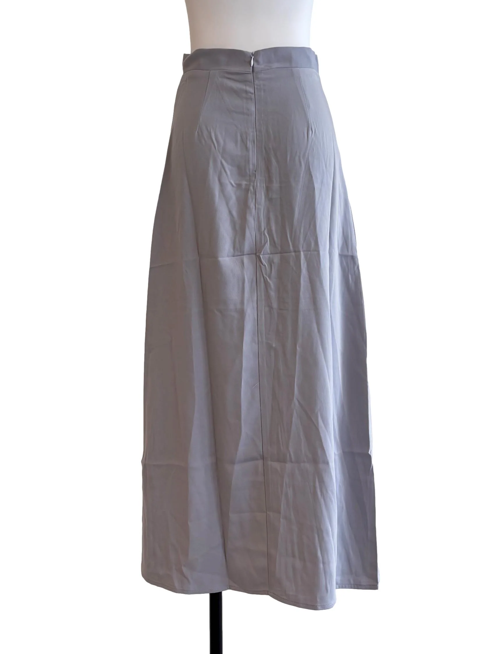 Sky Blue Front Button Skirt - Image 2