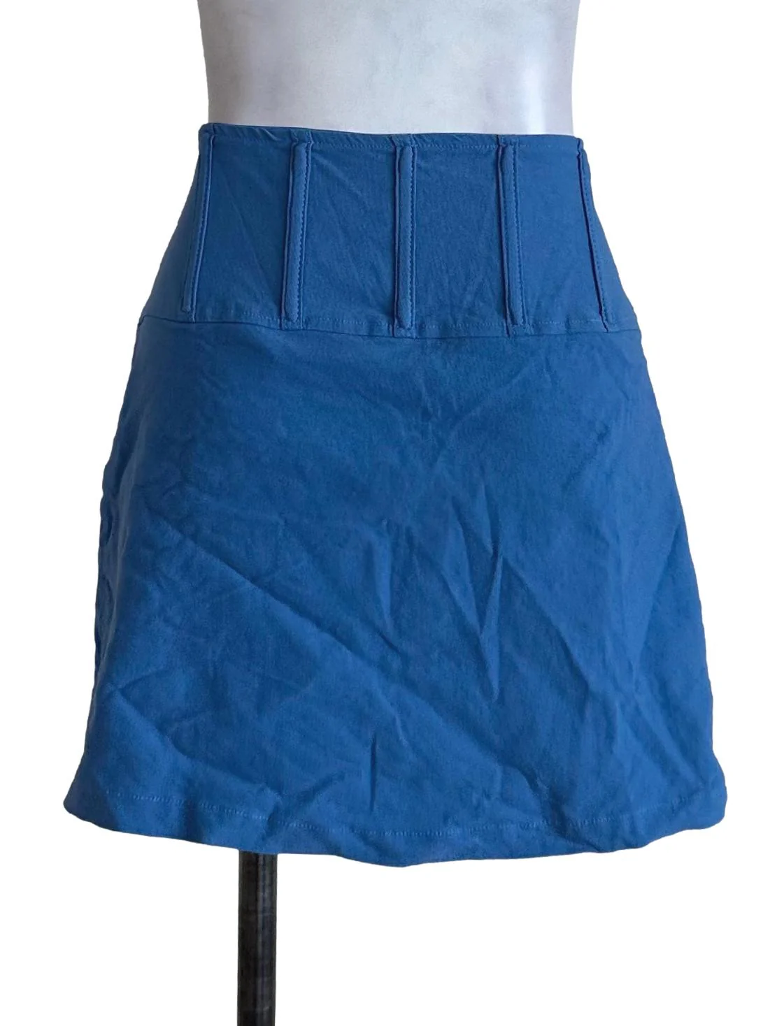 Sky Blue Mini Skirt - Image 2